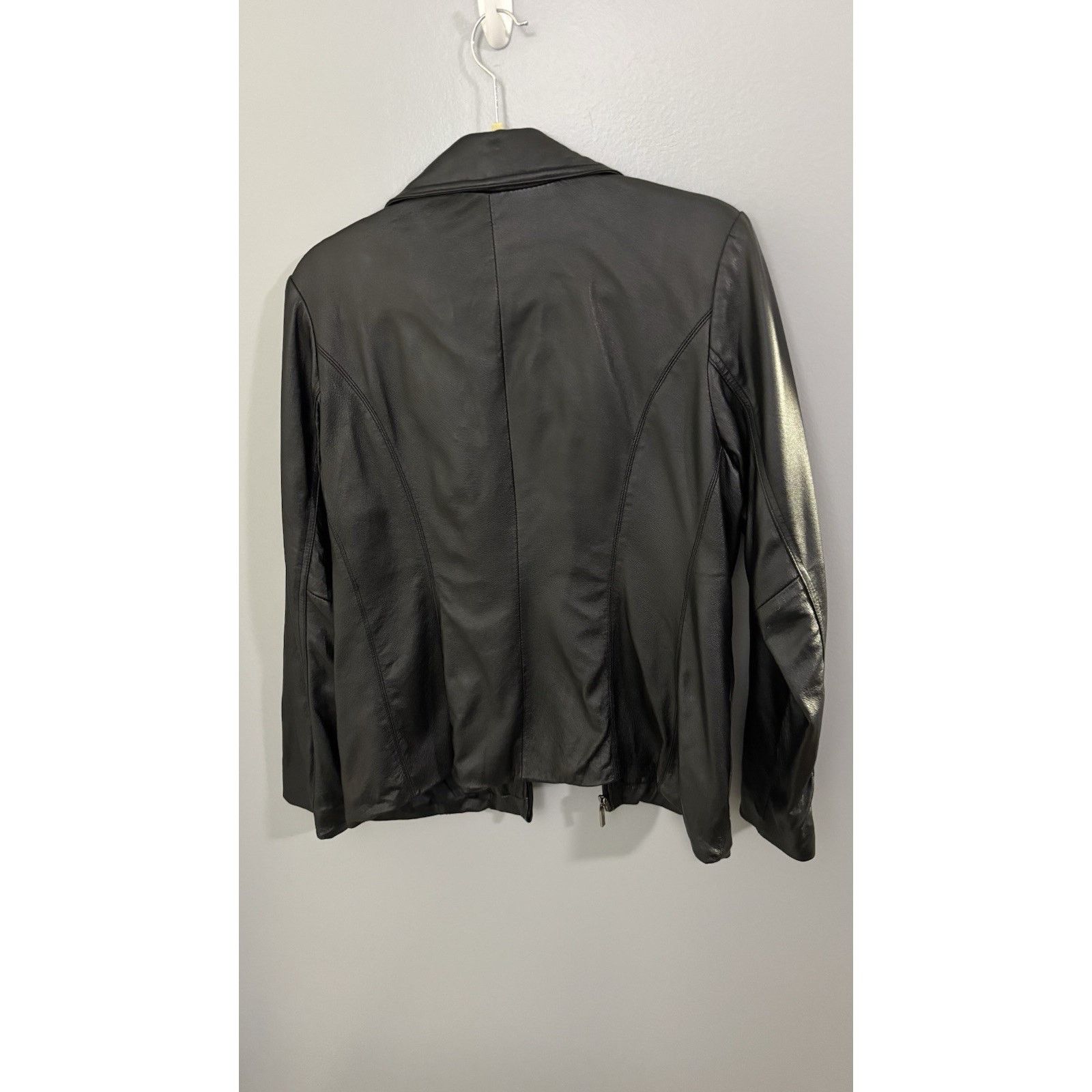 Worthington Worthington Black Lather Jacket Size M / US 6-8 / IT 42-44 - 4 Thumbnail