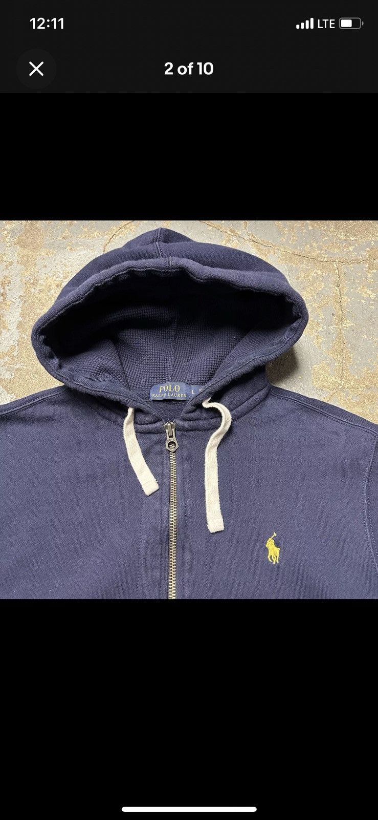 Polo Ralph Lauren × Vintage Vintage Polo Ralph Lauren Zip-Up Hoodie Y2K Size US L / EU 52-54 / 3 - 2 Thumbnail