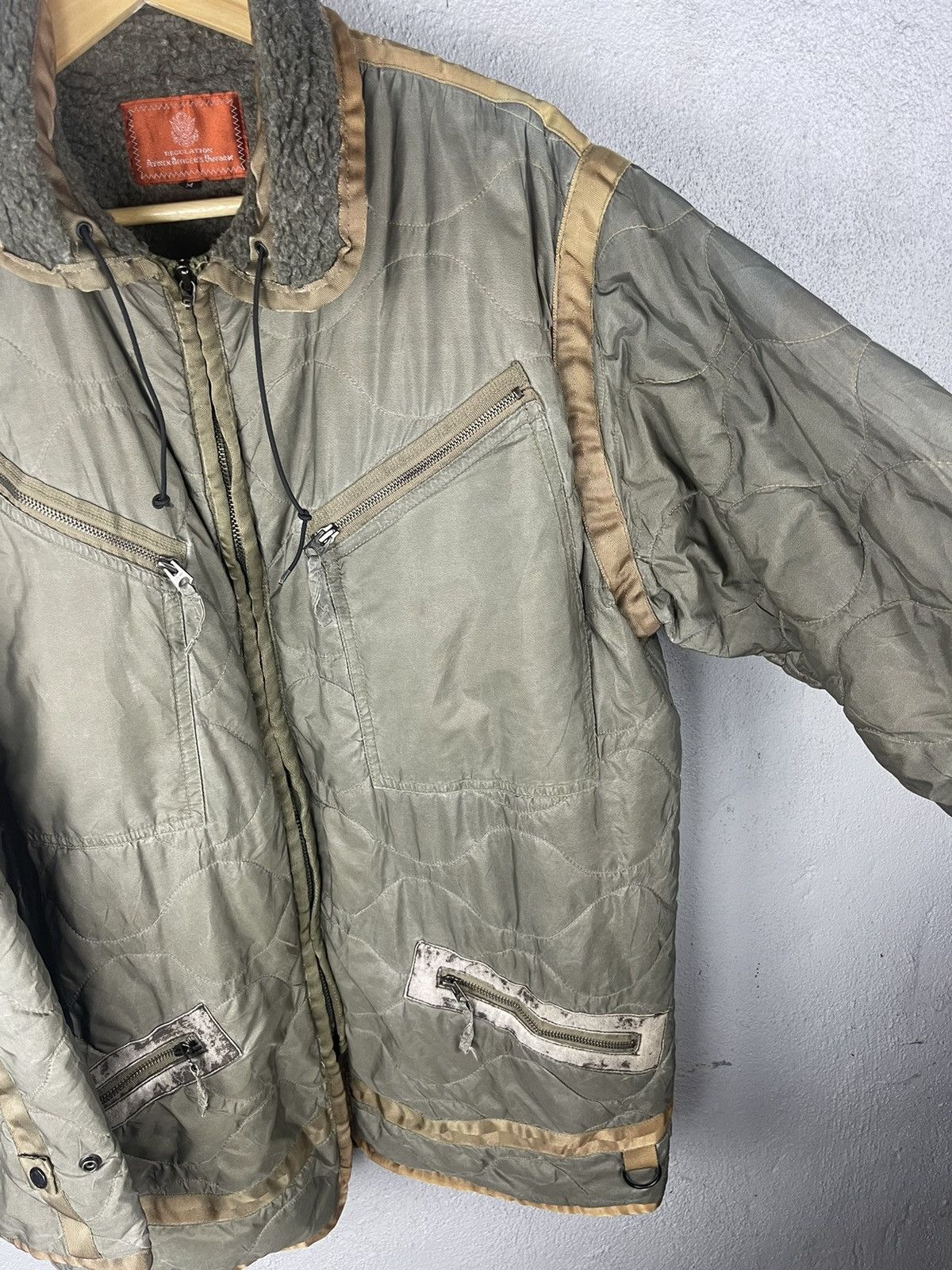 Avirex 🔥STEALS AVIREX Military Style Quilted Jacket Size US L / EU 52-54 / 3 - 5 Thumbnail