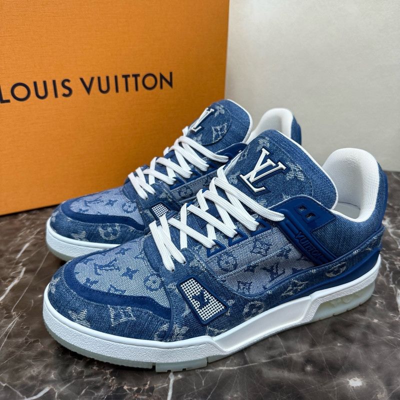 Louis Vuitton Stylish Blue Sneakers 0079