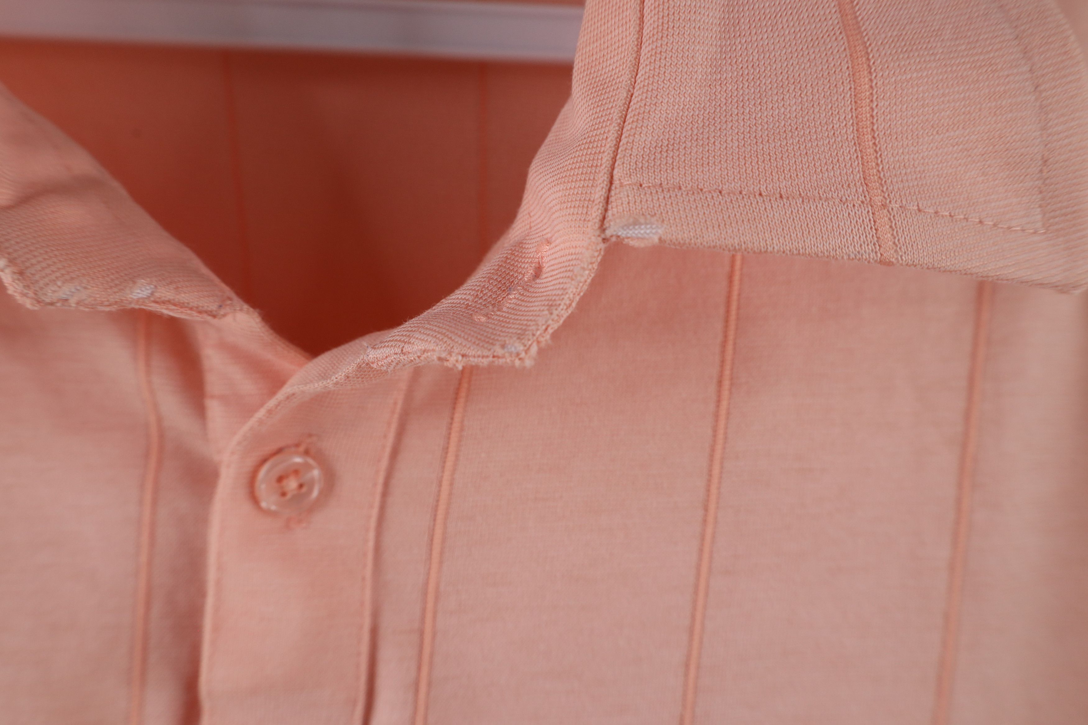Vintage Vintage 90s Streetwear Striped Knit Collared Polo Shirt Pink Size US XL / EU 56 / 4 - 6 Thumbnail