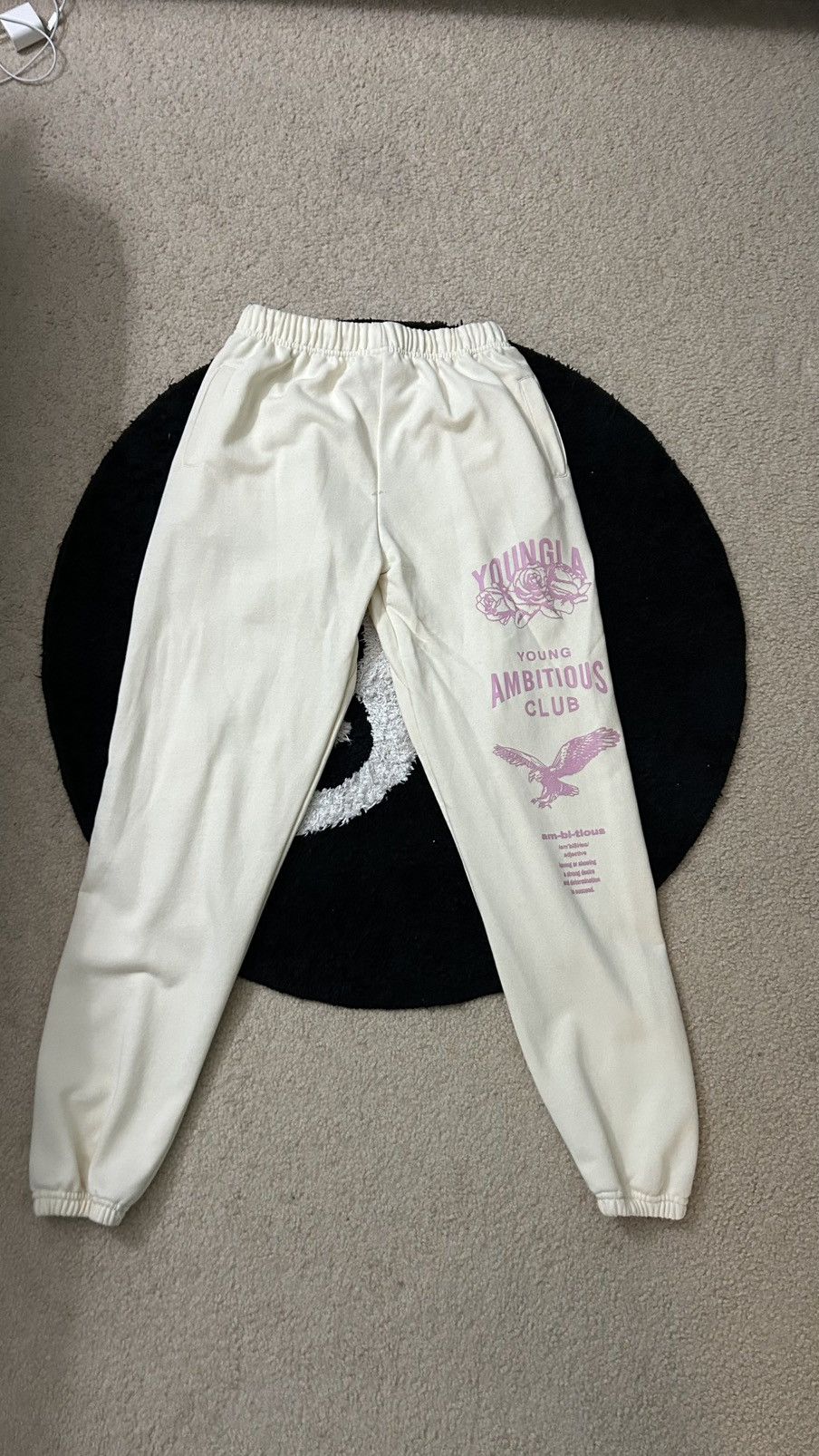 YoungLA YoungLA Biege Sweatpants Size Large Size US 32 / EU 48 - 1 Thumbnail