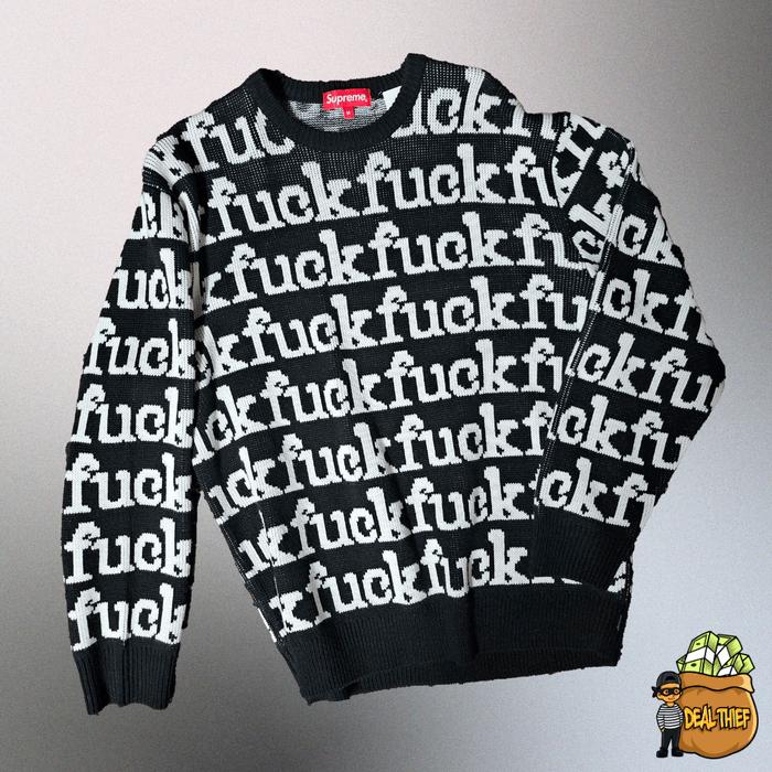 Supreme Supreme FUCK Sweater | Grailed