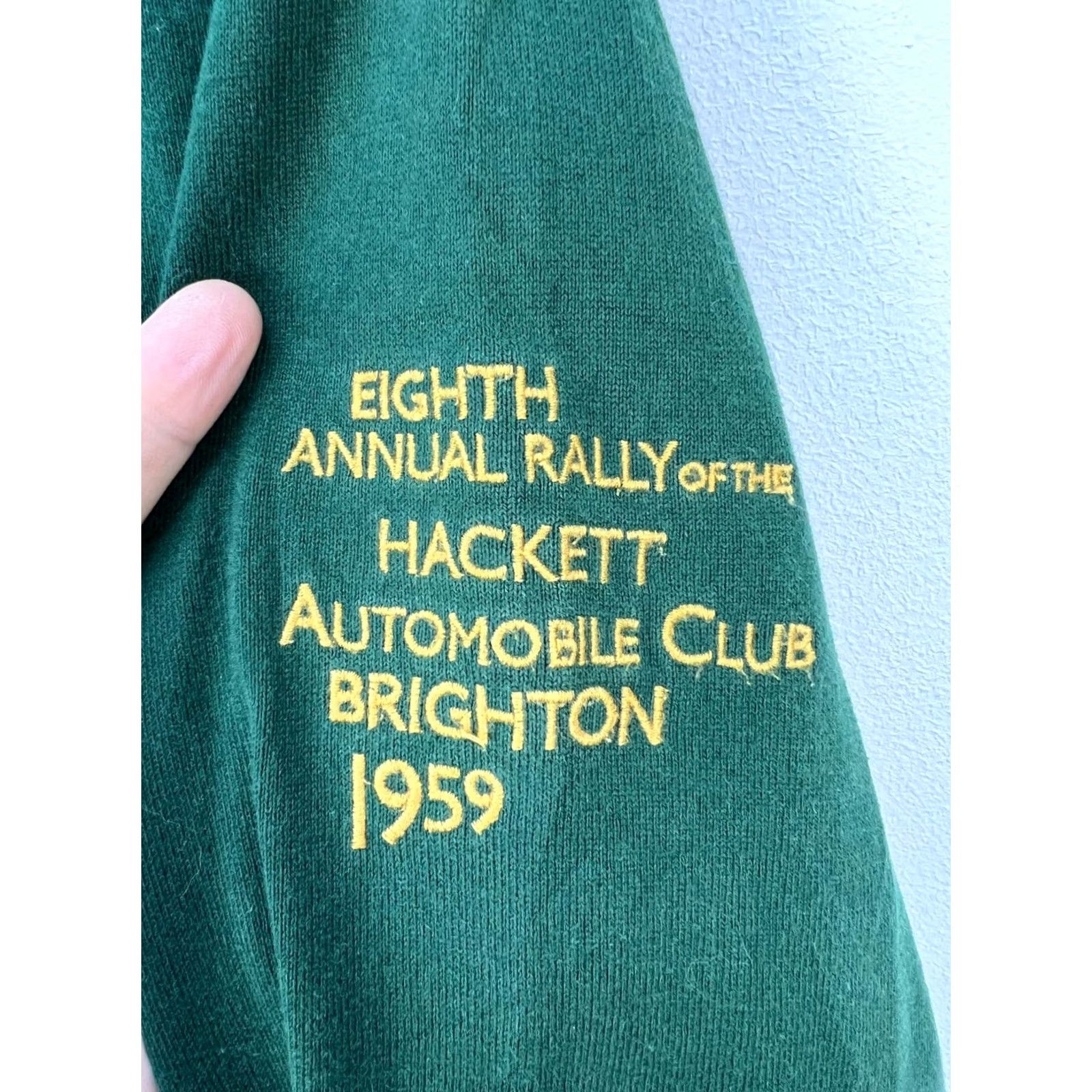 Hackett Hackett London Vintage Rugby Shirt Size M Green Long Sleeve Collared Buttoned Mens Vintage Rugby Shirt Size US M / EU 48-50 / 2 - 6 Thumbnail