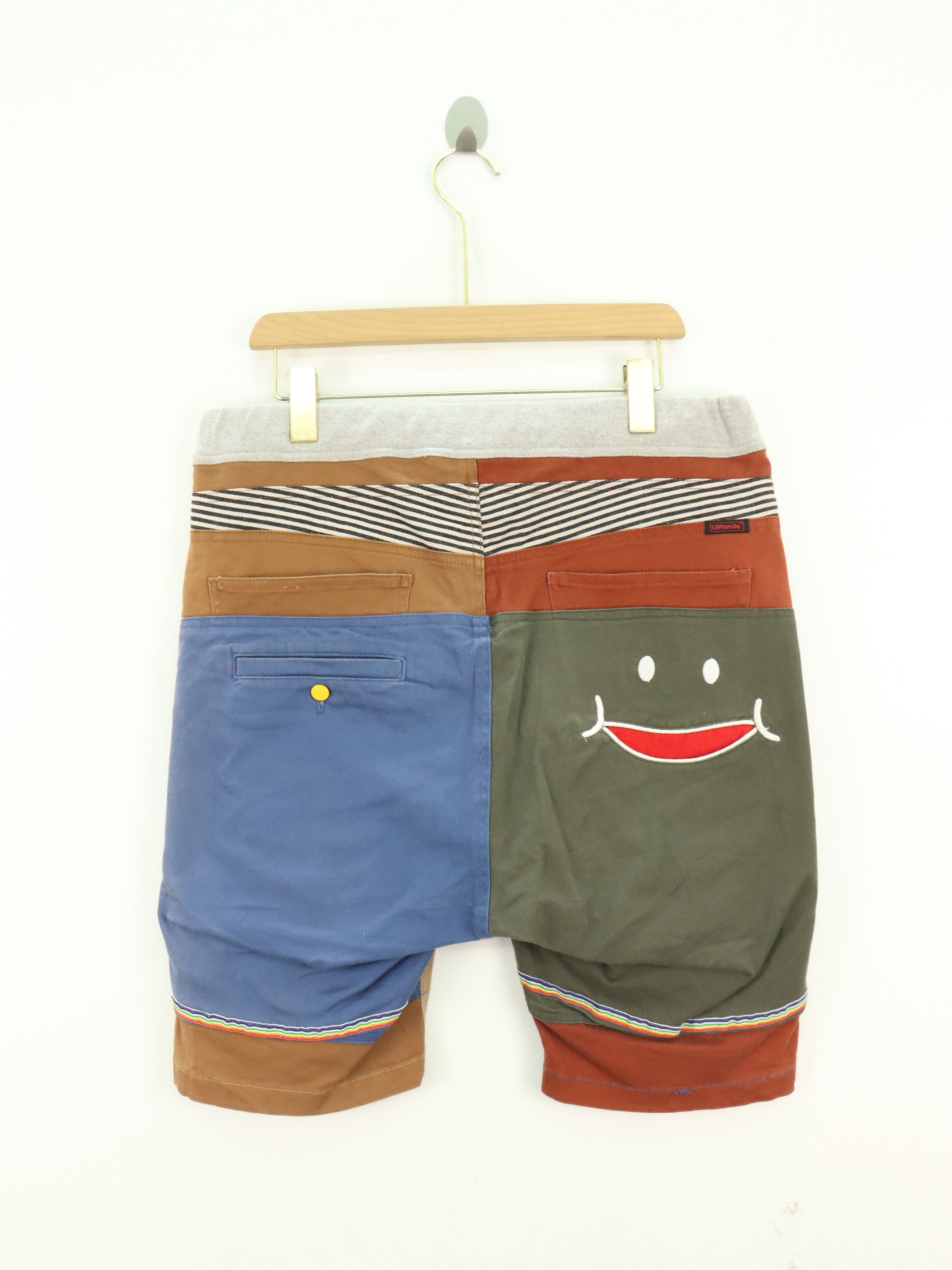 Japanese Brand Up! Smile Multi Color Short Pant Size US 34 / EU 50 - 6 Thumbnail