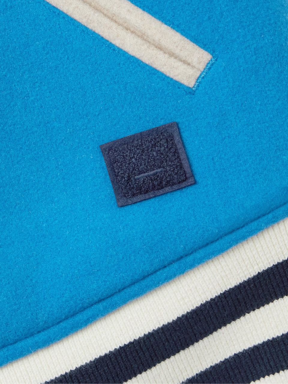 Acne Studios ACNE STUDIOS Ovan Wool-Blend Felt Varsity Jacket Size US XL / EU 56 / 4 - 3 Thumbnail