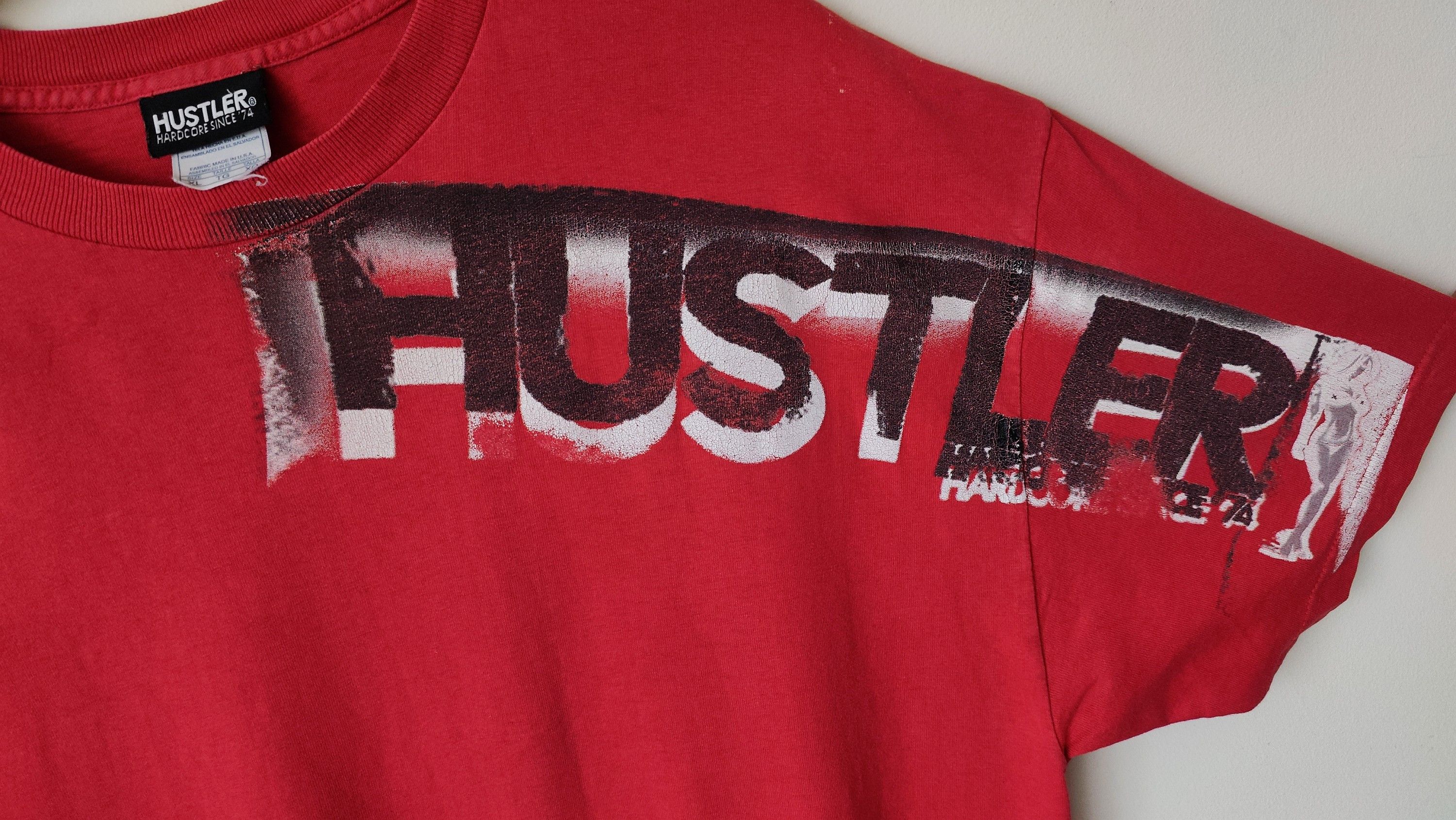 Vintage Hustler VTG 90s Porn Naked Girl Official Vintage tshirt Size US XL / EU 56 / 4 - 8 Thumbnail