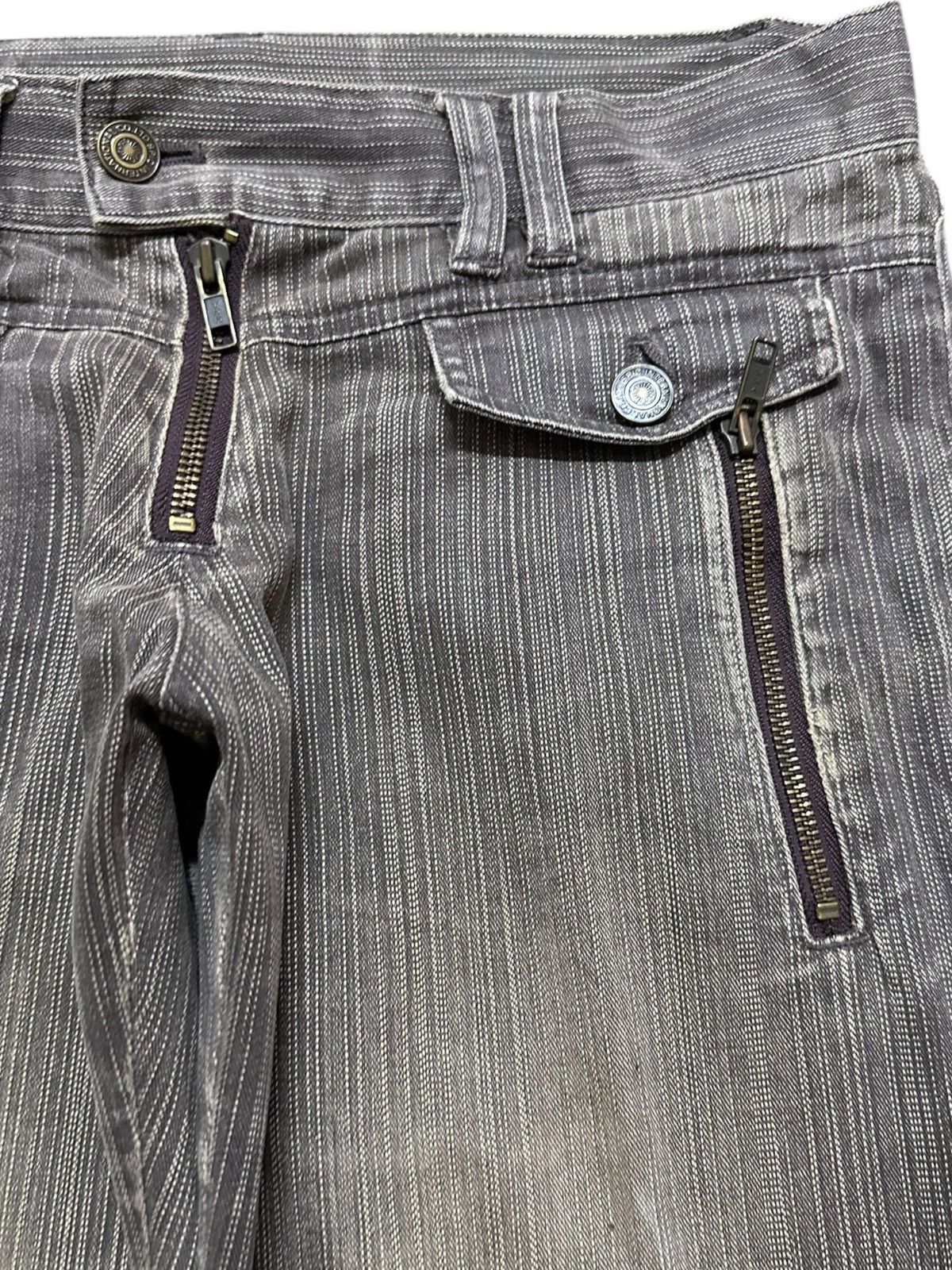 Tornado Mart Vintage Tornado Mart Flare Zipper Detail Avant Garde Jeans Size US 30 / EU 46 - 4 Thumbnail