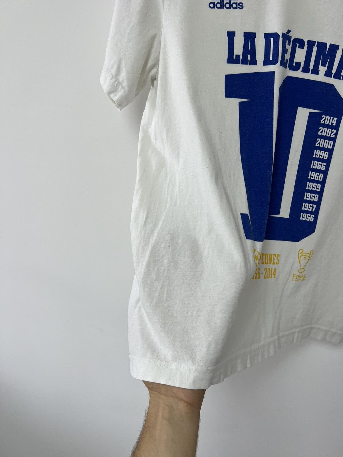 Adidas Real Madrid UCL Champions La Decima Training Adidas T shirt Size US S / EU 44-46 / 1 - 11 Thumbnail