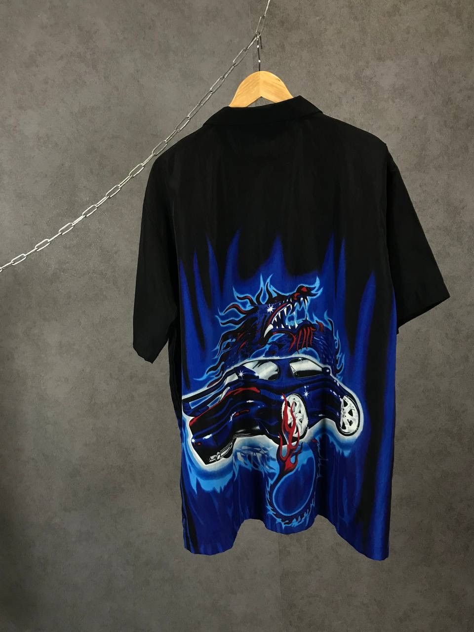 Vintage Crazy Y2K Hawaiian shirt Size US XL / EU 56 / 4 - 5 Thumbnail