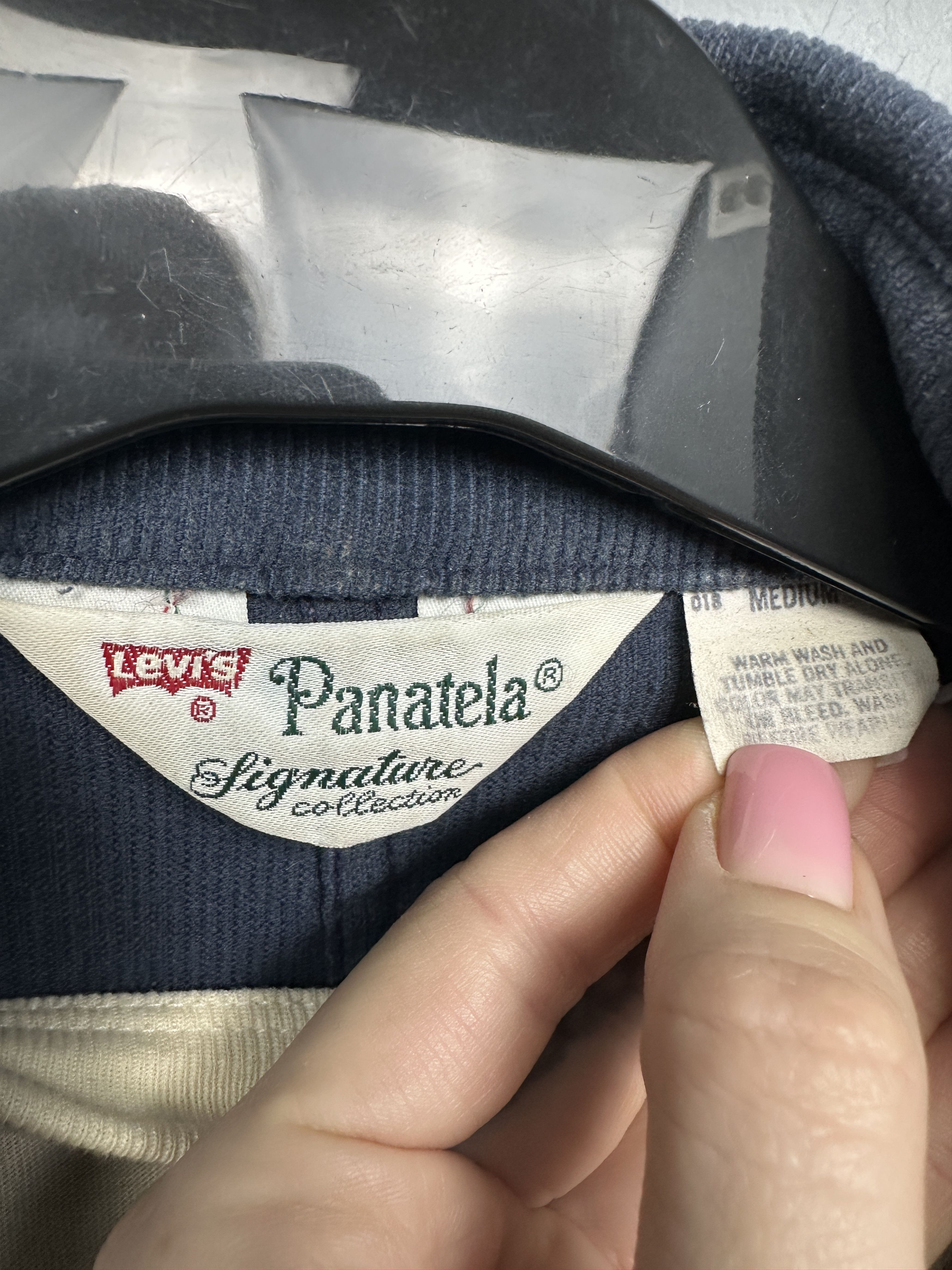 Levi's Levi's Panatela 70s Vintage Mens Corduroy Flannel Shirt Size US M / EU 48-50 / 2 - 3 Thumbnail