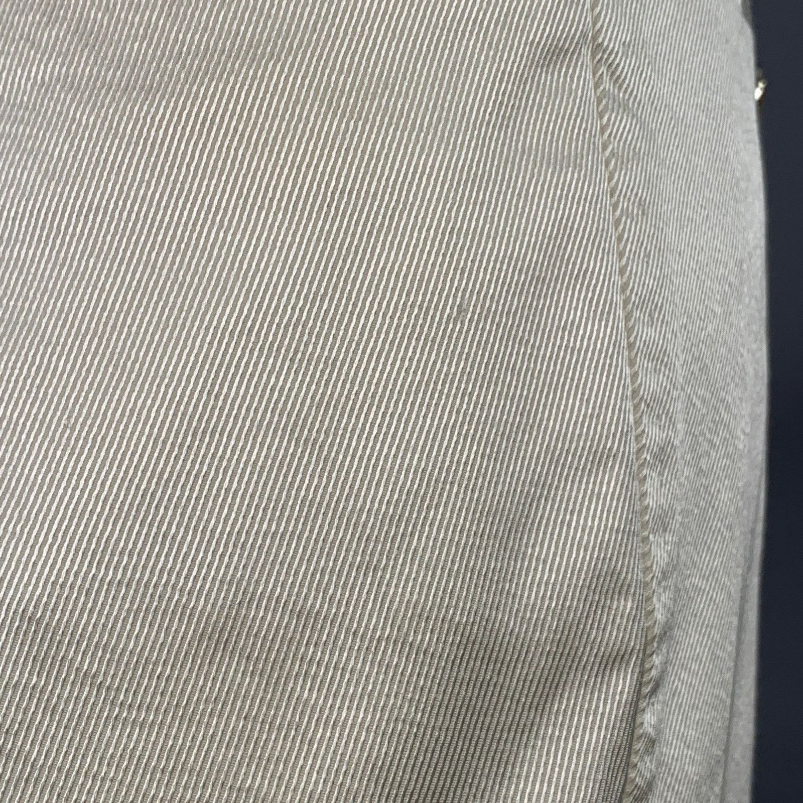 Dolce & Gabbana White Cotton Blend Twill Flat Front Straight Casual Pants Size 28" / US 6 / IT 42 - 5 Thumbnail