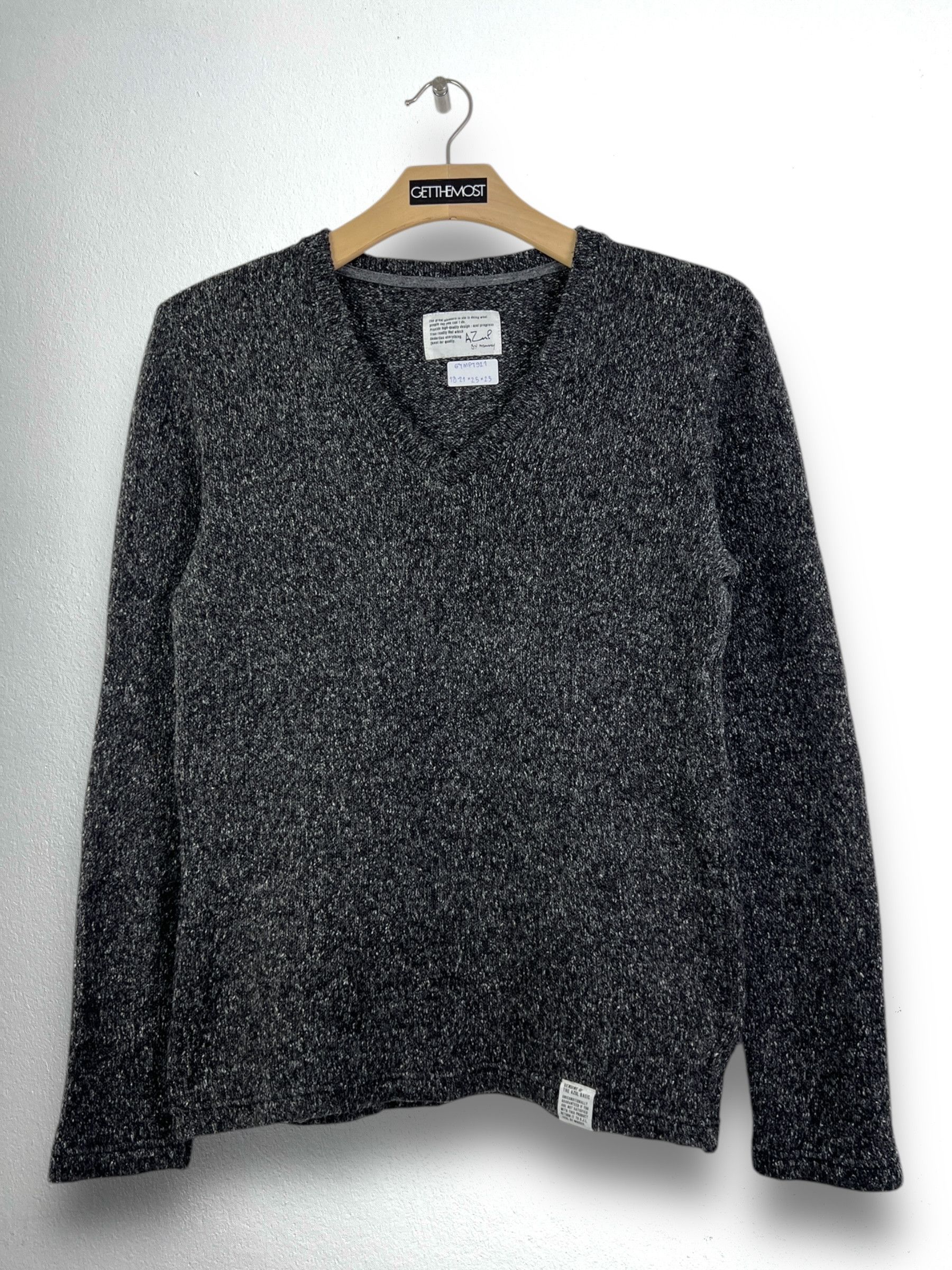 Japanese Brand Azul by Moussy Knit L/S Tee (S) GTMPT921 Size US S / EU 44-46 / 1 - 1 Thumbnail