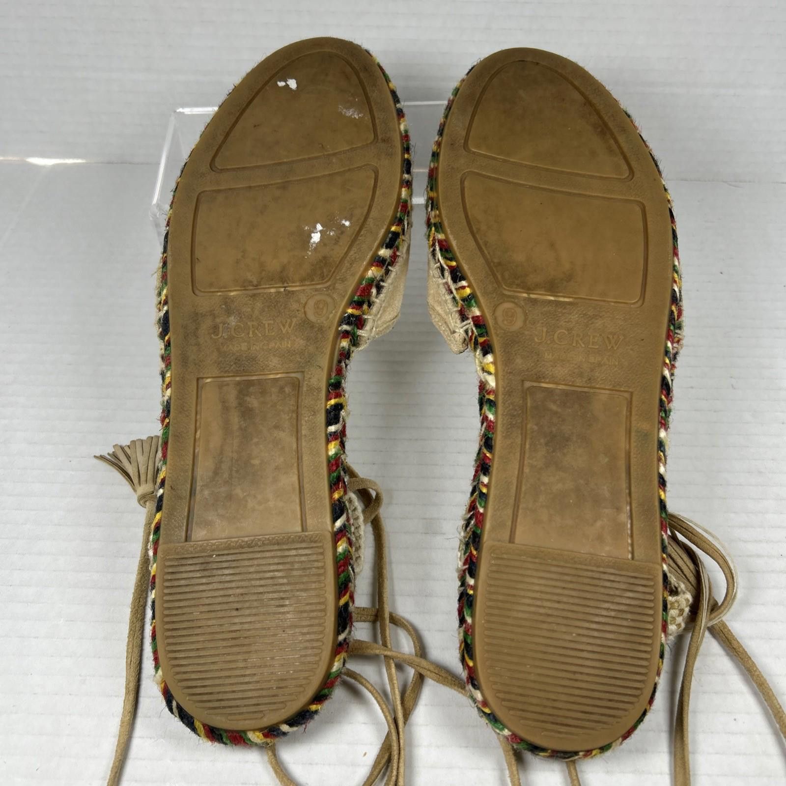 J.Crew J. CREW Suede Lace Up Espadrille Women’s Sz 9 Western Boho Size US 9 / IT 39 - 5 Thumbnail
