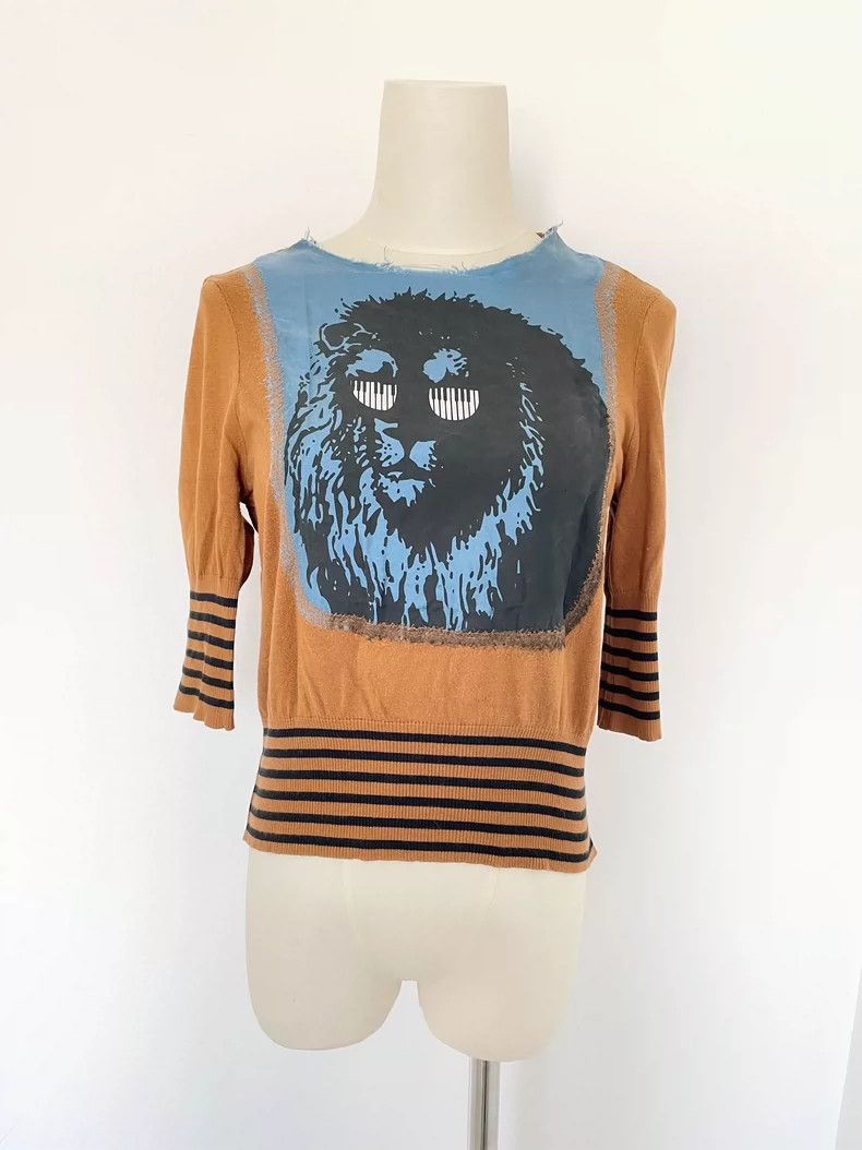 Undercover size 1 Lion Piano Key Knit sweater 2504-Nextarr