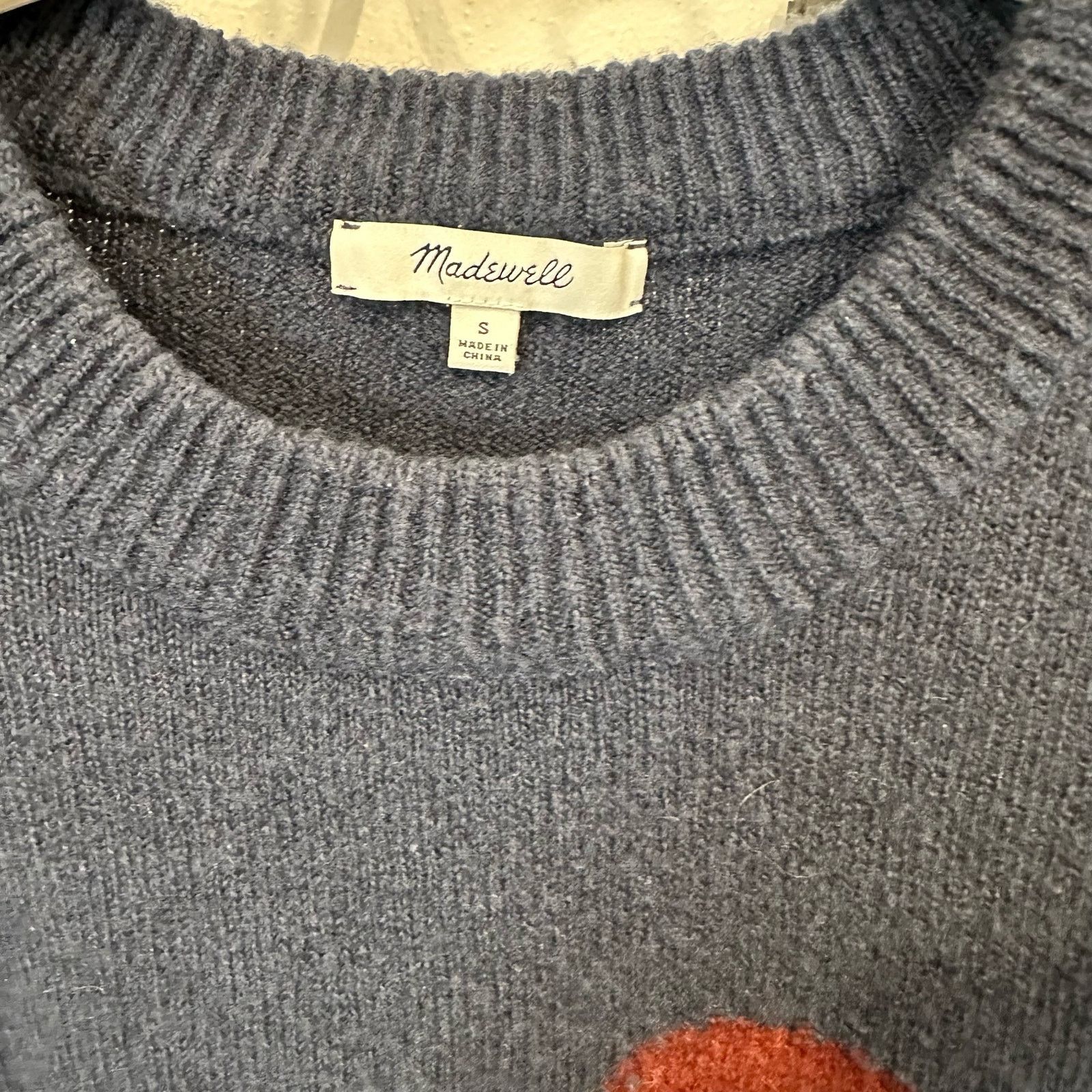 Madewell Madewell Dot Graystone Pullover Sweater - sz S Size S / US 4 / IT 40 - 3 Thumbnail