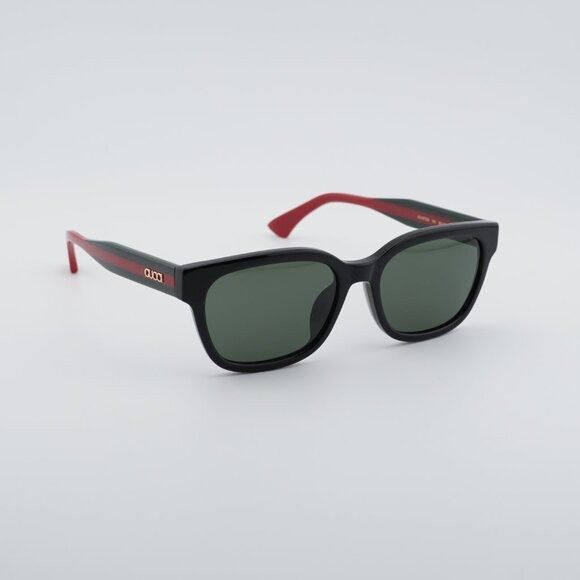 Gucci Gucci GG1872SK 001 Sunglasses Black Square Frame, Grey Size ONE SIZE - 4 Thumbnail