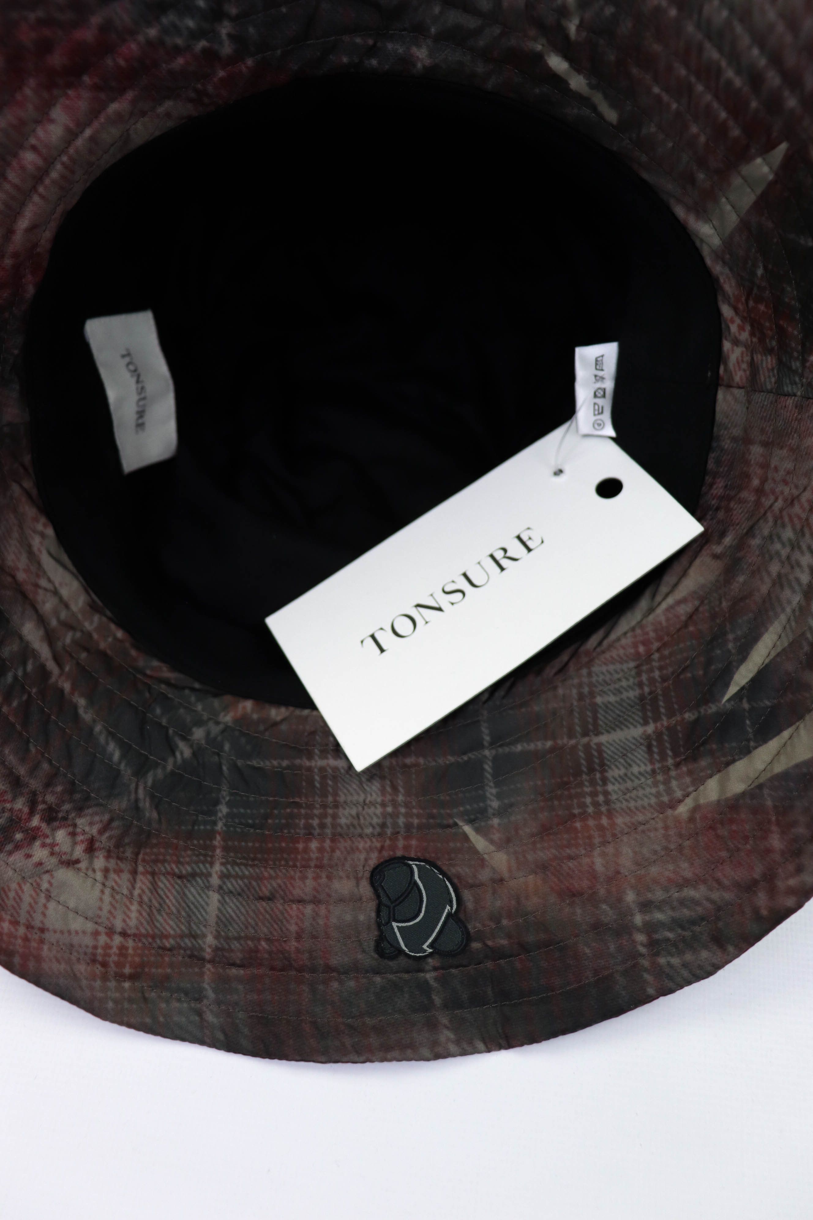 Other Tonsure Pre S/S 2019 Crunched Check Print Bucket Hat Size ONE SIZE - 14 Thumbnail