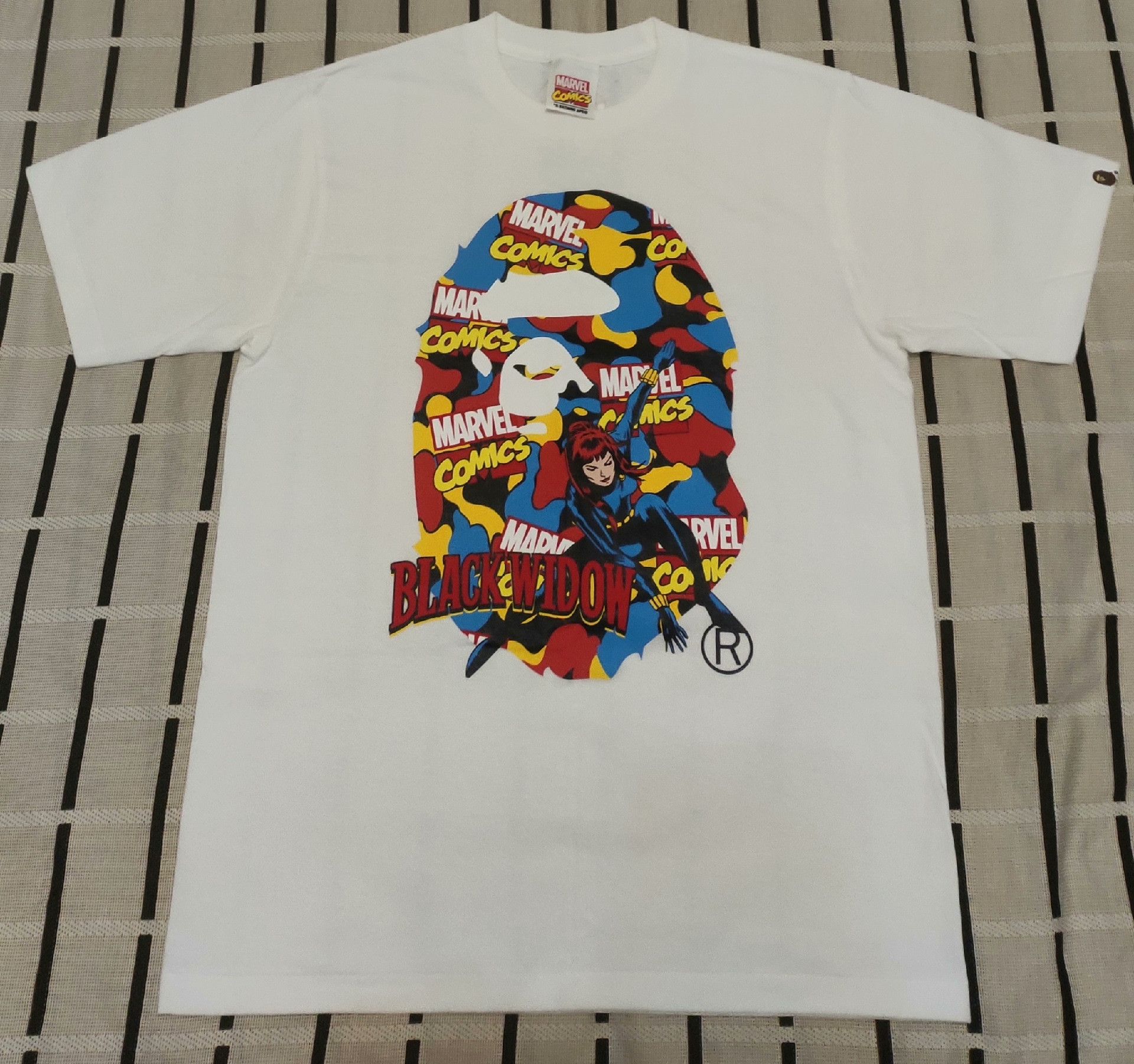 Bape Bape Camo Ape Head Black T-Shirt M Men Size US M / EU 48-50 / 2 - 1 Thumbnail