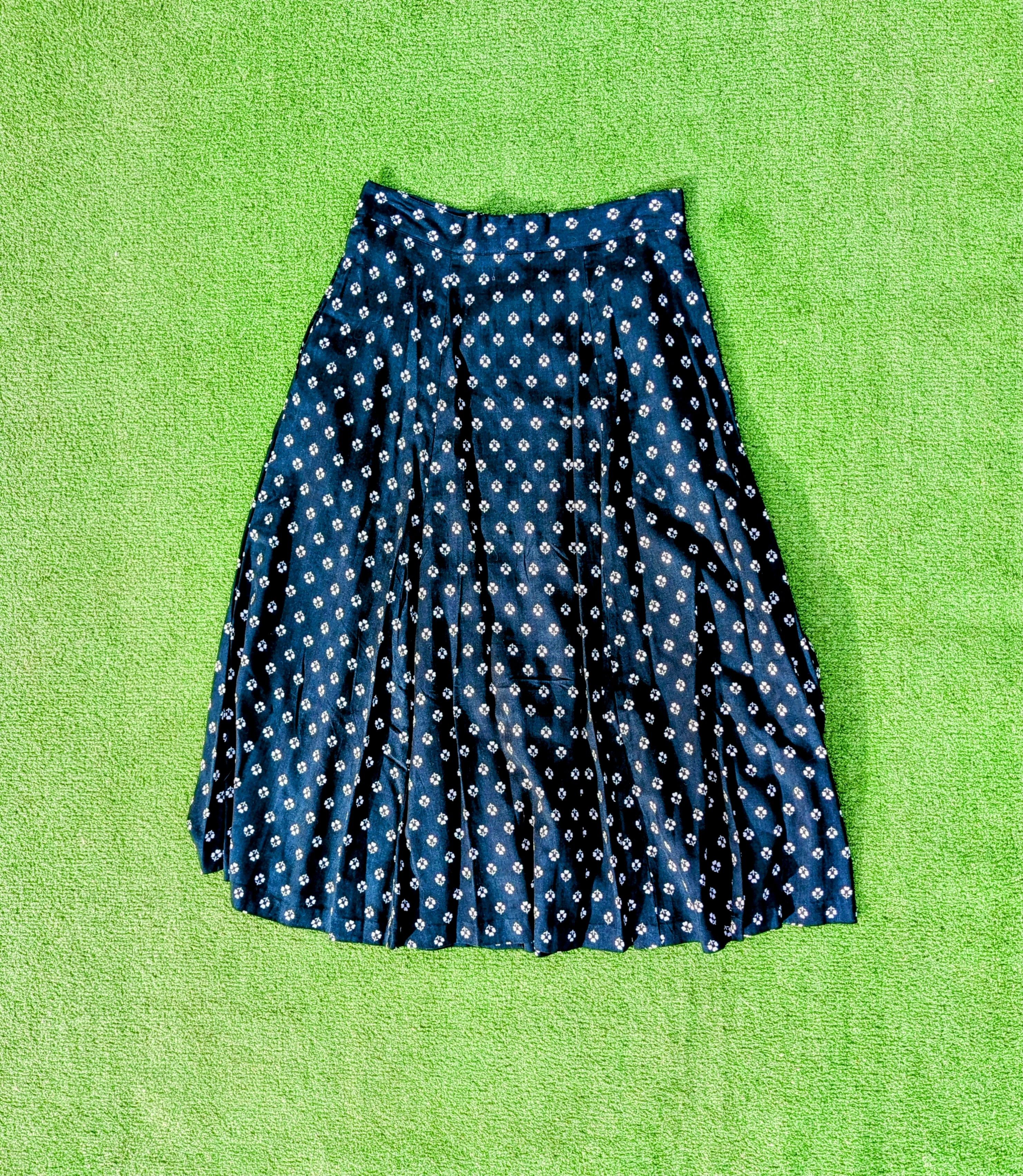Esprit Vintage ESPRIT Retro Flower Print Button Down Maxi Skirt Size 26" / US 2 / IT 38 - 8 Thumbnail