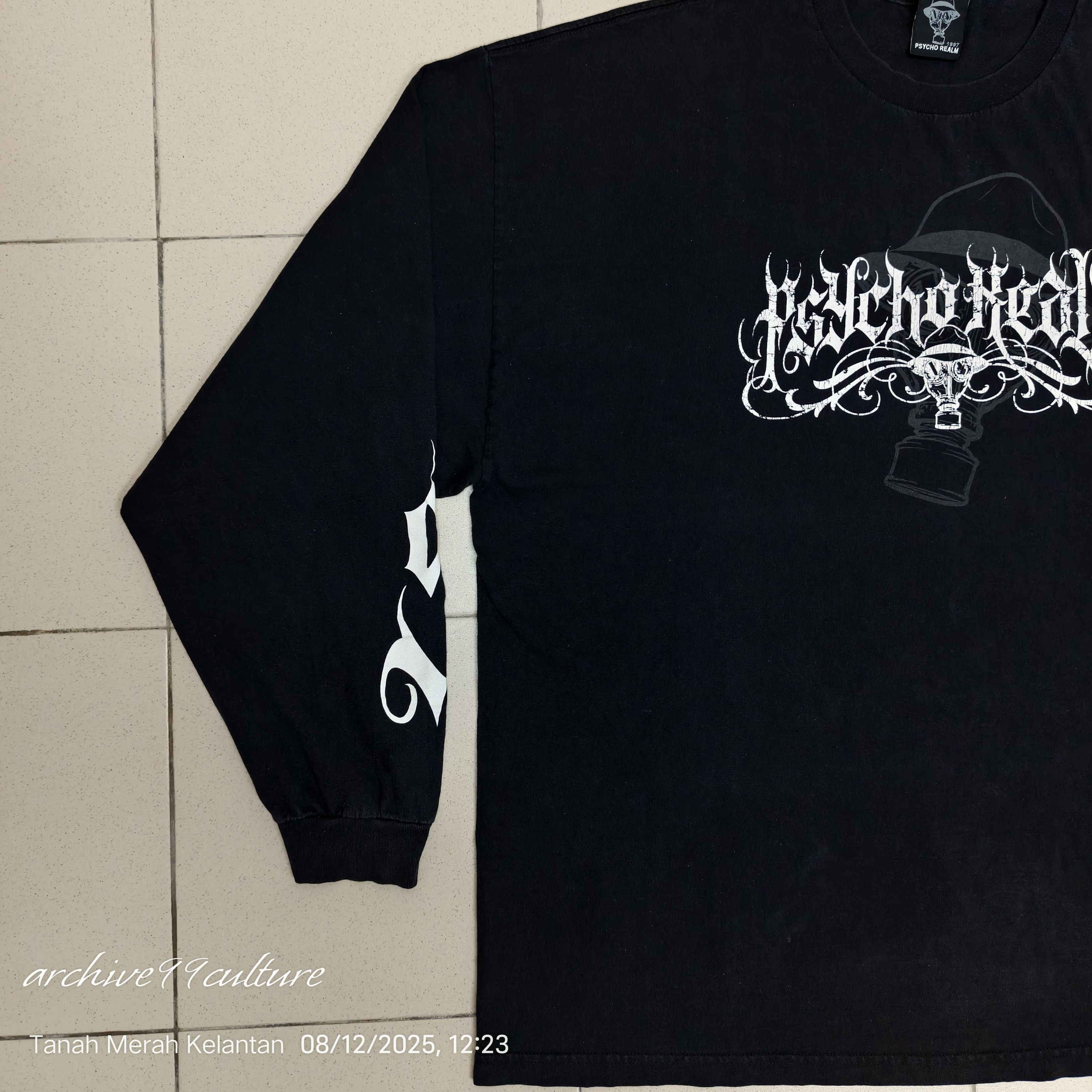 Rap Tees Vintage Psycho Realm Rock Band flame tee Size US XXL / EU 58 / 5 - 8 Thumbnail