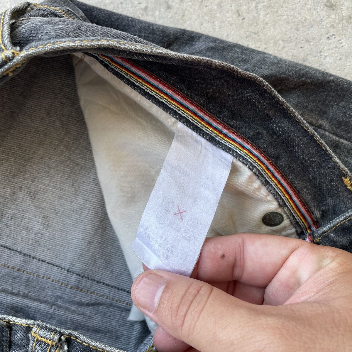 Paul Smith Vintage Paul Smith Jeans Black Faded Denim Pants W31 Size US 31 - 7 Thumbnail