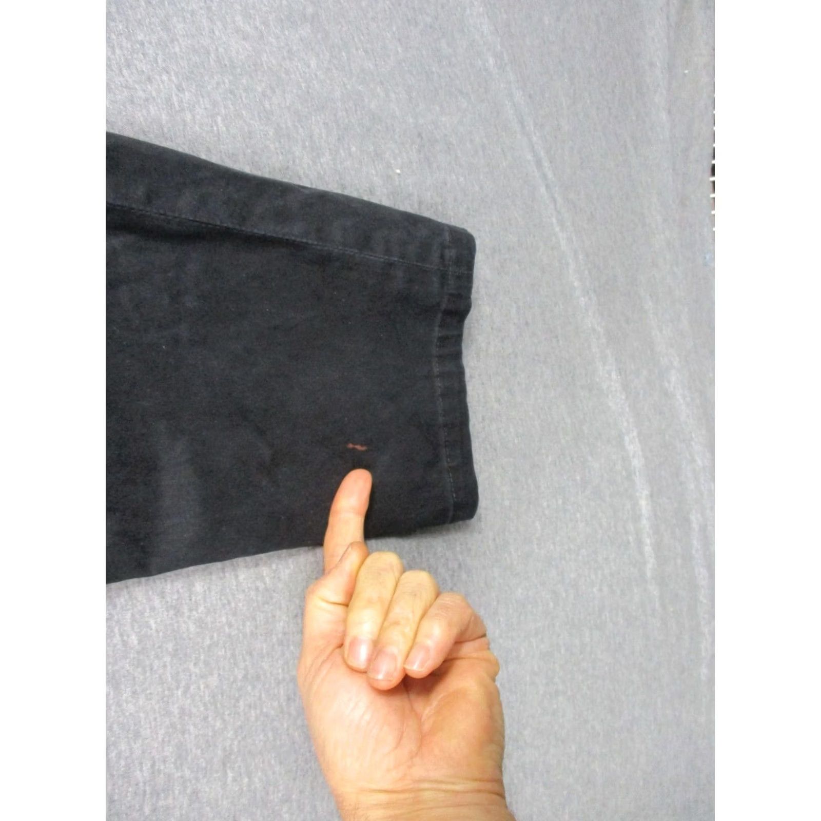 Vintage AG Adriano Goldschmied The Tellis Pants Mens 32x34 Black Slim Chino 5-Pocket Logo USA Modern Blokecore Size US 32 / EU 48 - 7 Thumbnail