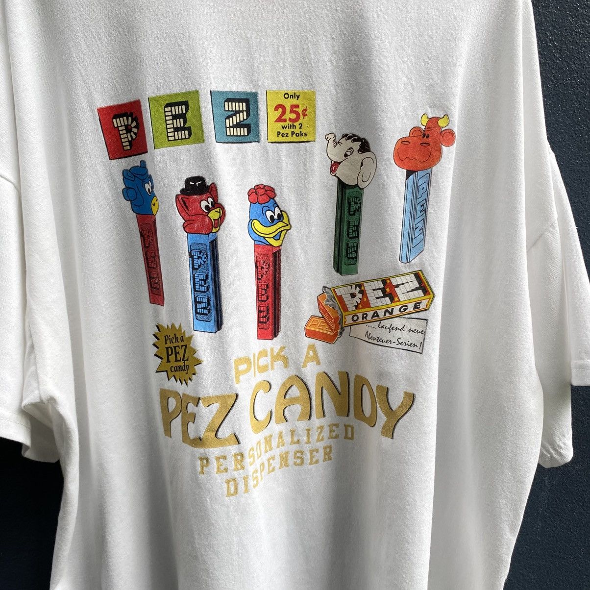 Designer × Vintage PES White Tee with Blue Logo Embroidery & Graphic Back Print Size US XXL / EU 58 / 5 - 9 Thumbnail