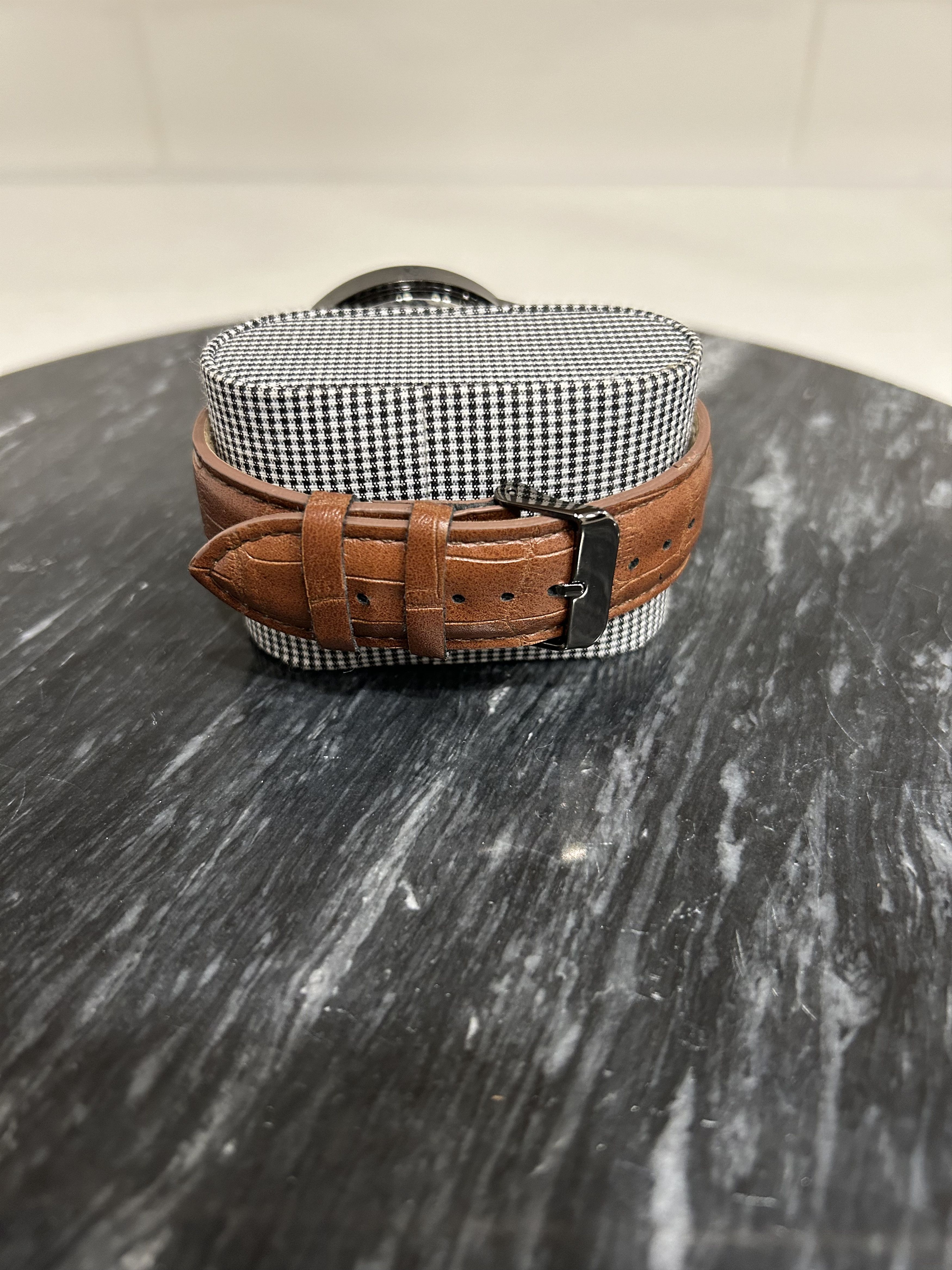 Fossil Men's Fossil Watch (Brown Leather) Size ONE SIZE - 4 Thumbnail