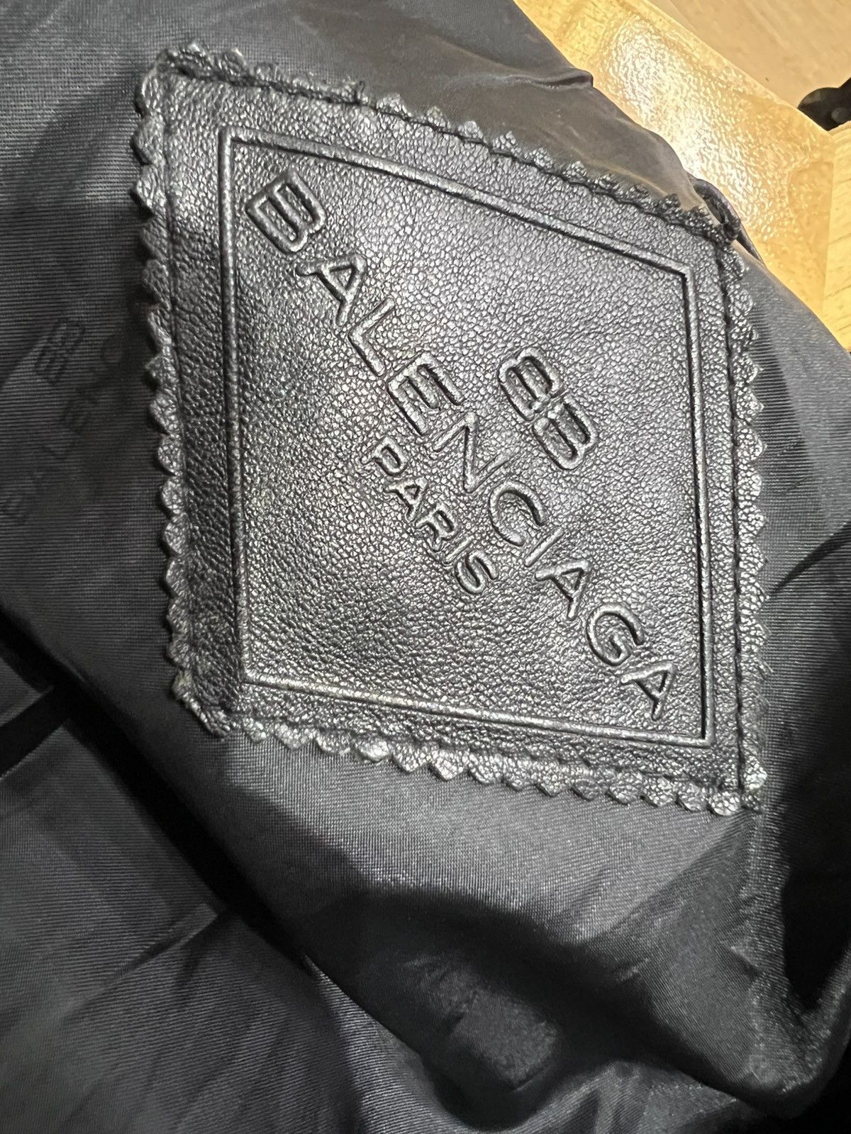 Balenciaga Balenciaga Black Leather Jacket Size US L / EU 52-54 / 3 - 5 Thumbnail