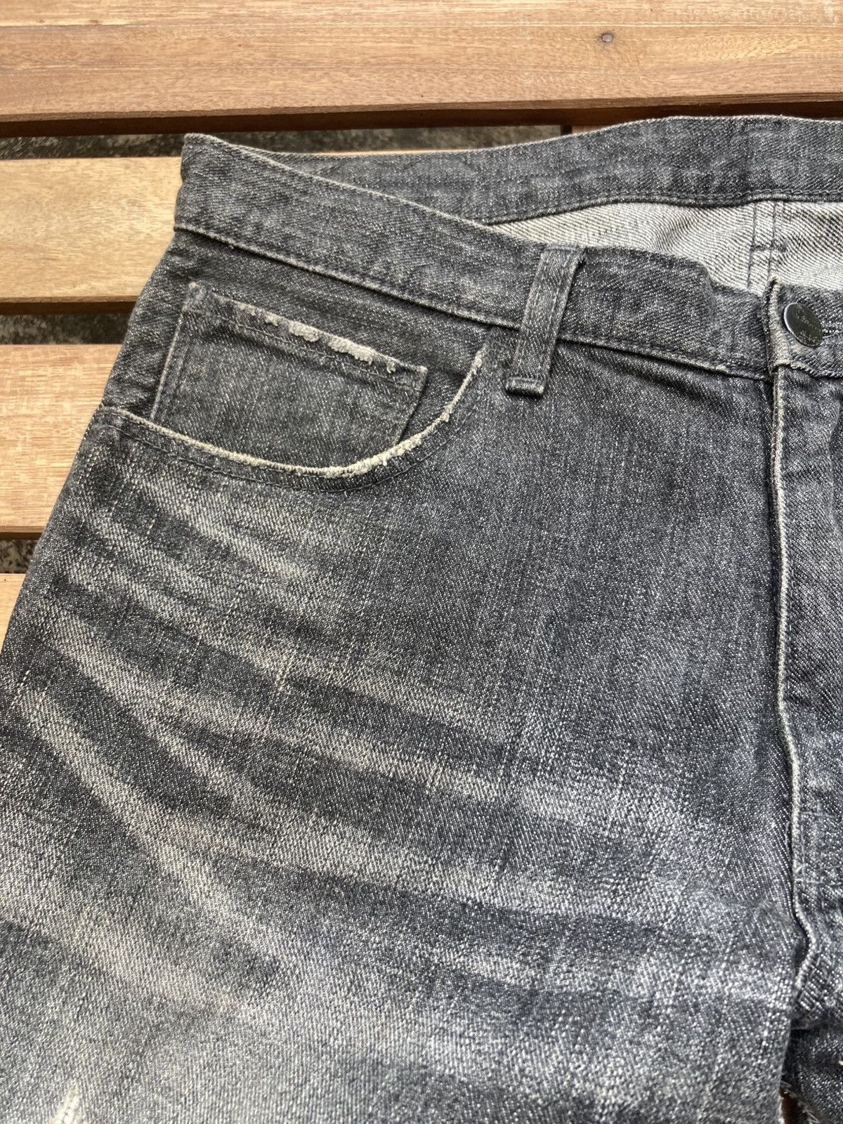Number (N)ine Distressed Denim Jeans Number Nine Size US 32 / EU 48 - 10 Thumbnail