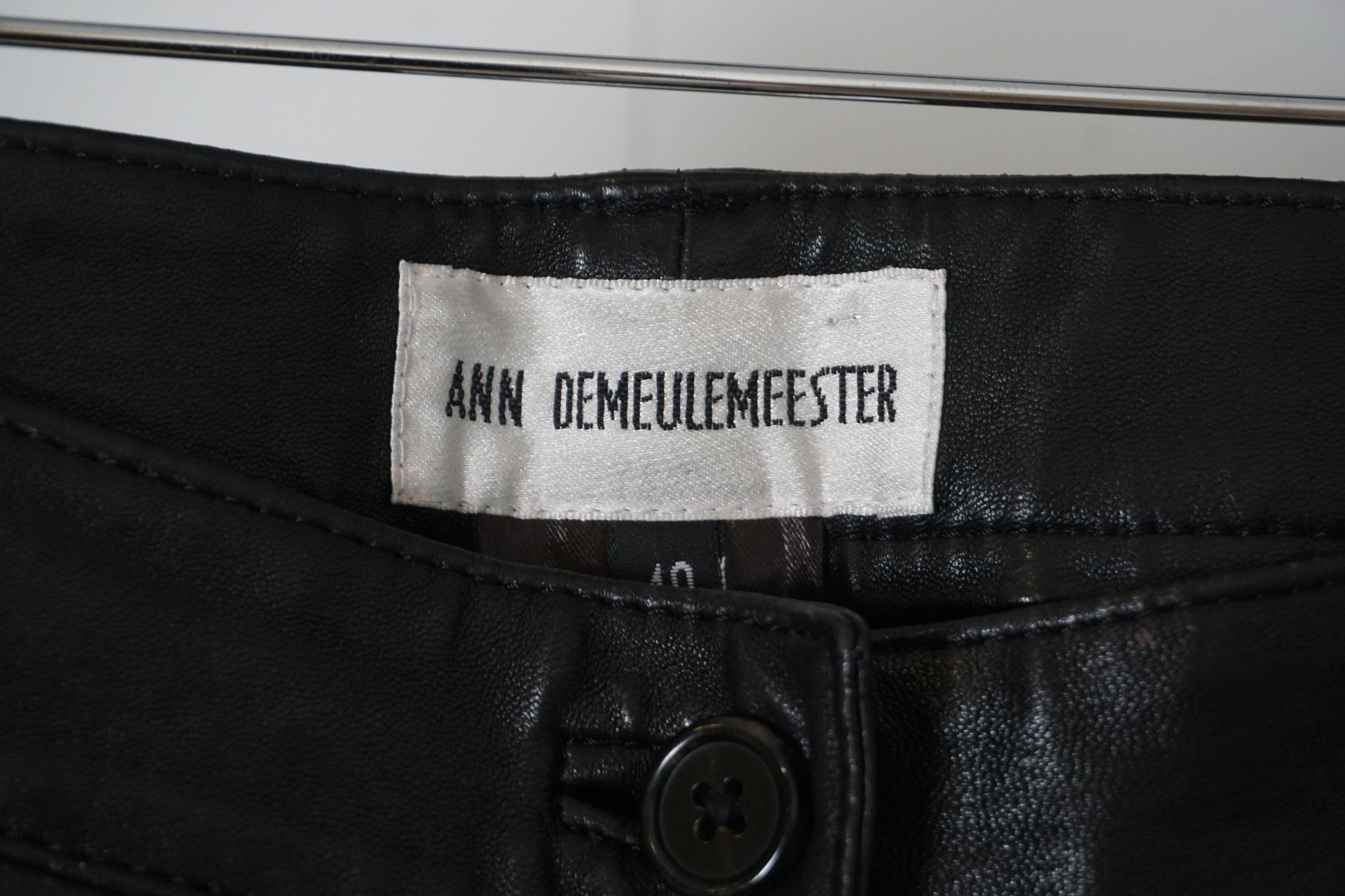 Ann Demeulemeester Leather Pants Size US 30 / EU 46 - 11 Thumbnail