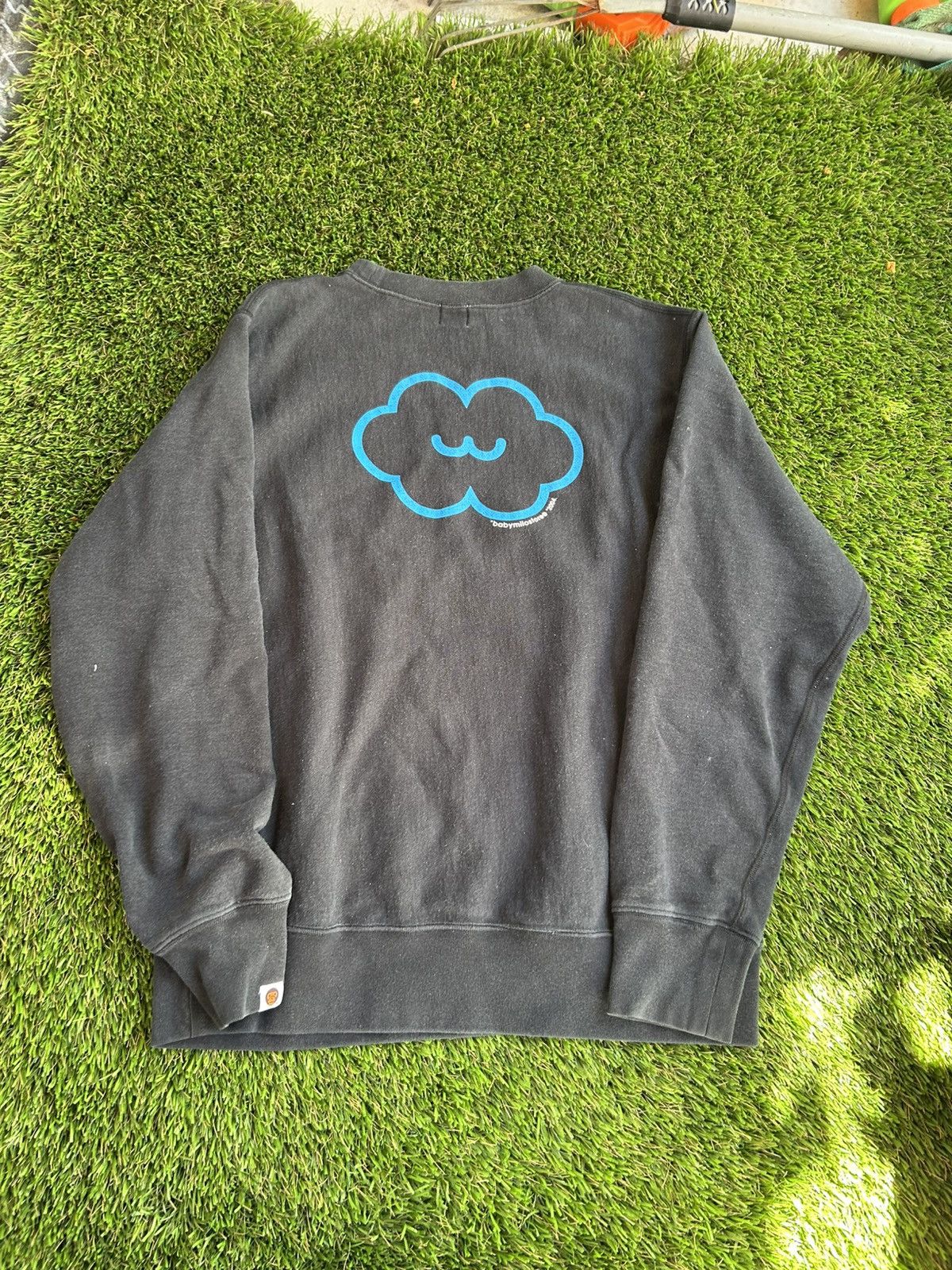 Bape BAPE Baby Milo 2004 Cloud Sweatshirt Crewneck Size US S / EU 44-46 / 1 - 3 Thumbnail