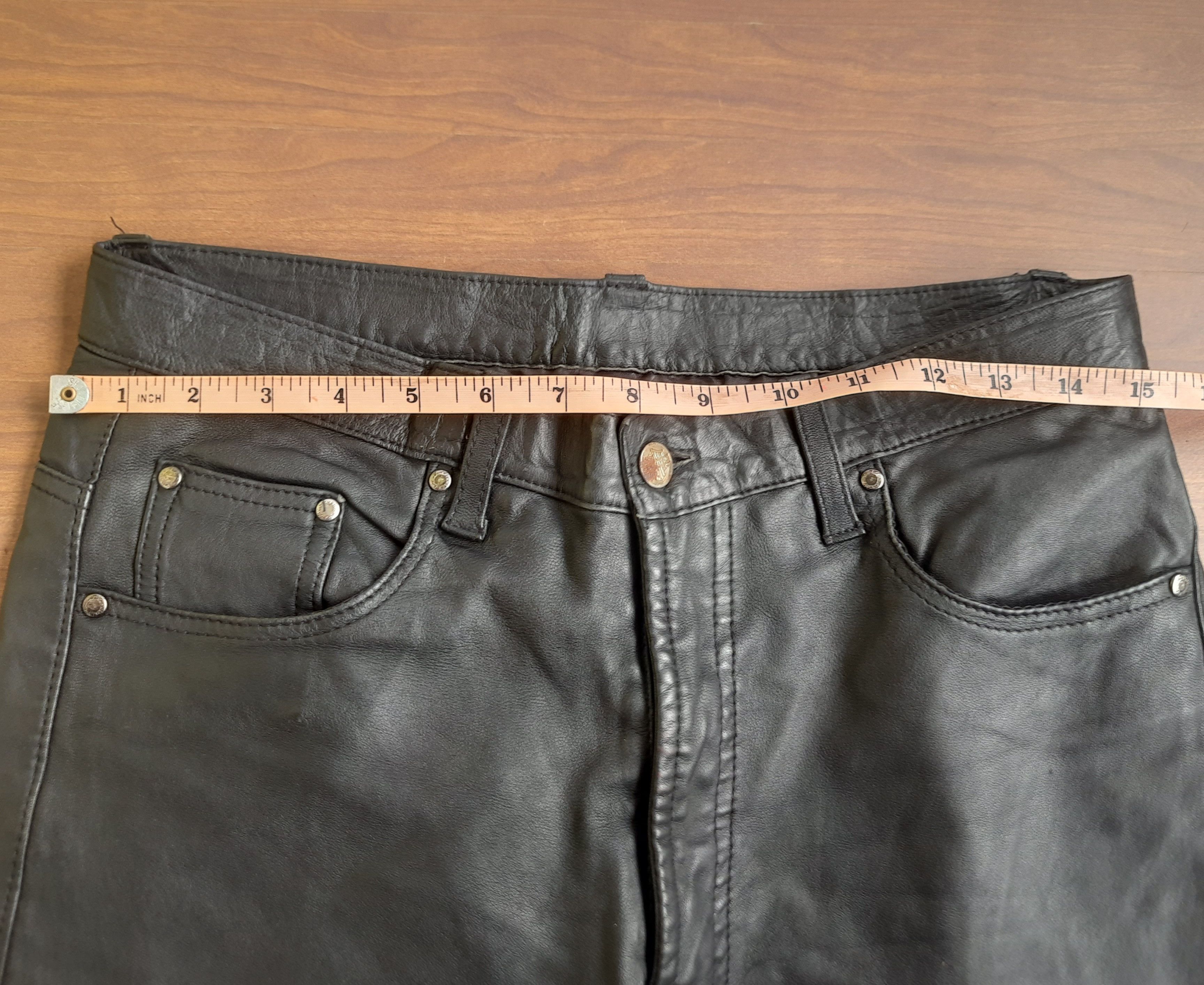 Beauty Beast Y2K No Label Leather Pants Japan Grunge Size US 30 / EU 46 - 14 Thumbnail