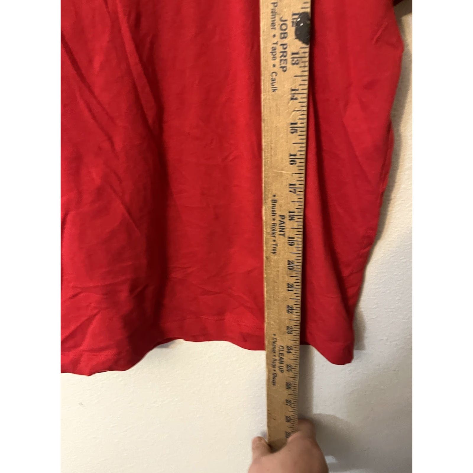 Old Navy Old Navy T-Shirt Women L Red Graphic Print Cotton Short Sleeve Crew Neck Pullover Casual Funny Spring Summer Size L / US 10 / IT 46 - 4 Thumbnail