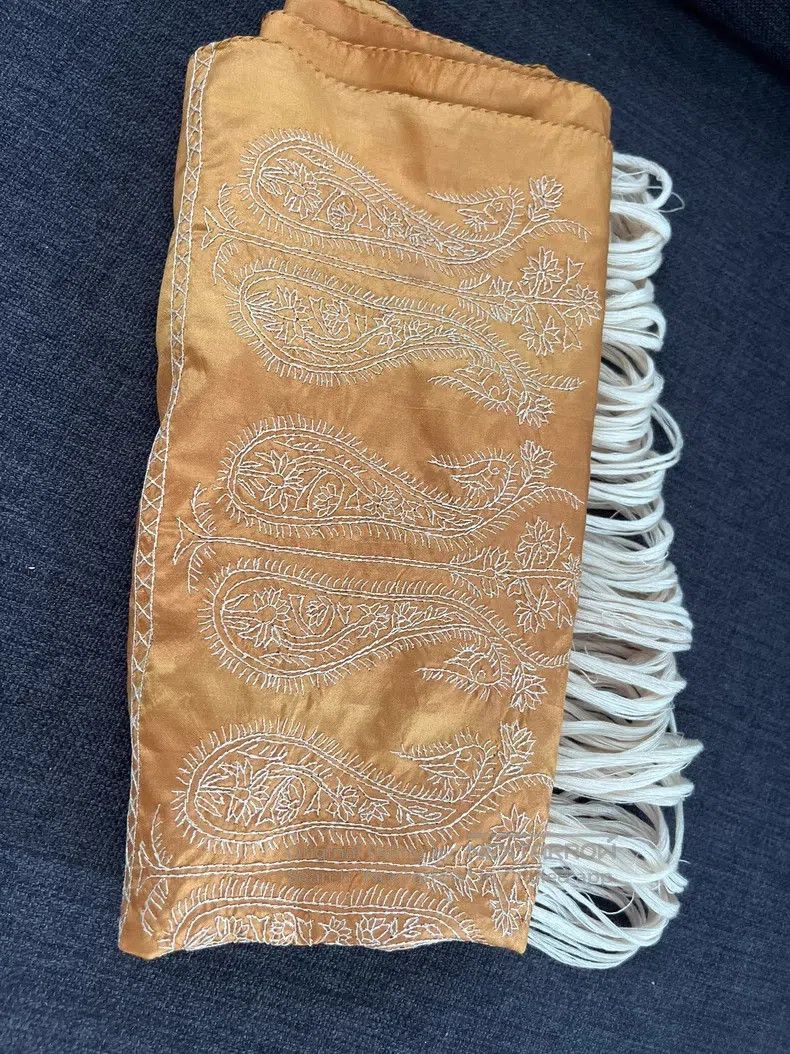 Dries Van Noten Dries Van Noten Brown Scarf Size ONE SIZE - 2 Thumbnail