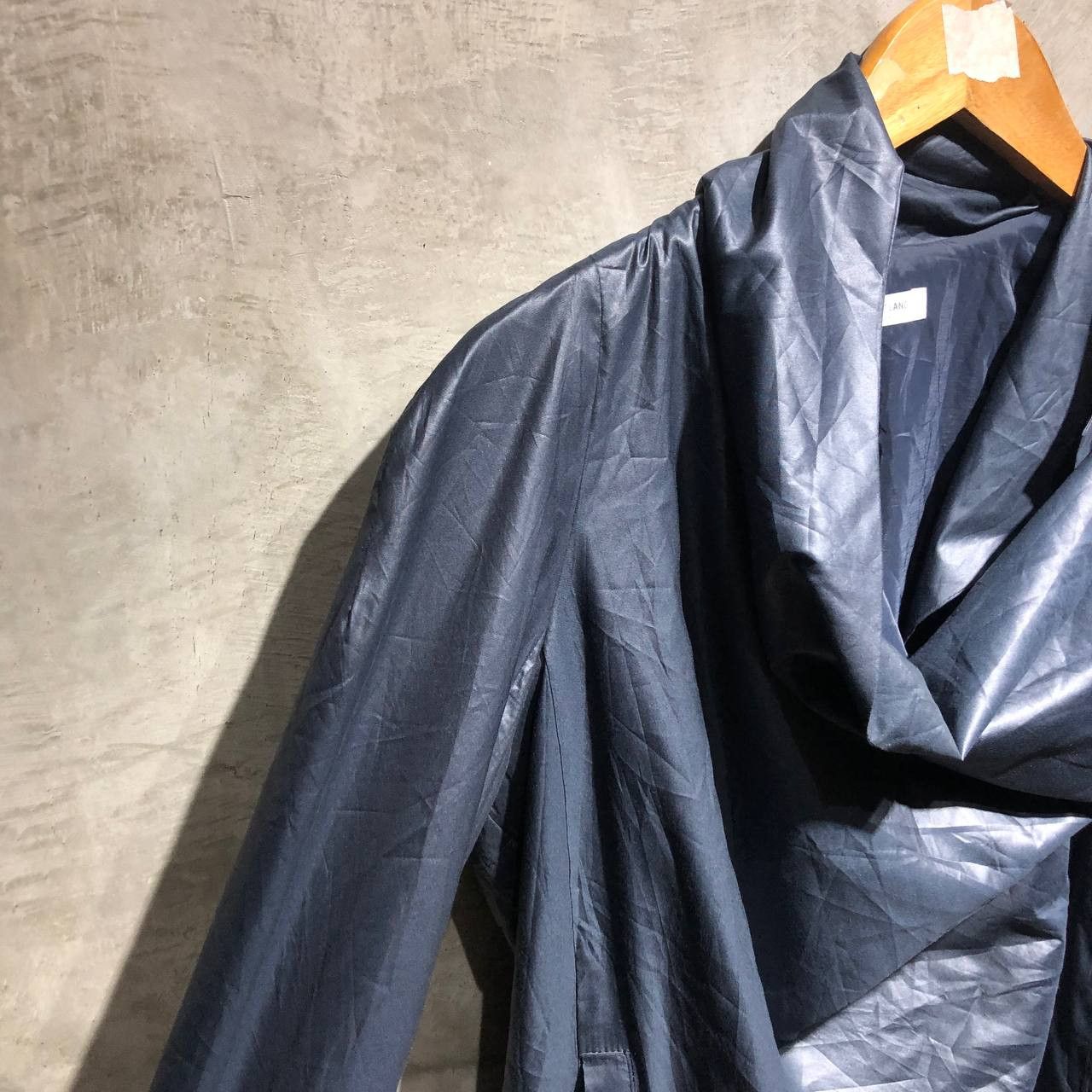Helmut Lang Helmut Lang Drape Front Faux Leather zipper jacket Size XS / US 0-2 / IT 36-38 - 5 Thumbnail