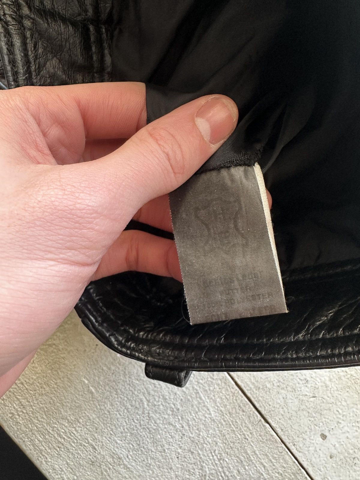 Leather HAVEBA 🚨VNTG leather pants motorcycles Black LUXURY Y2K Size 25" / US 0 / IT 36 - 10 Thumbnail