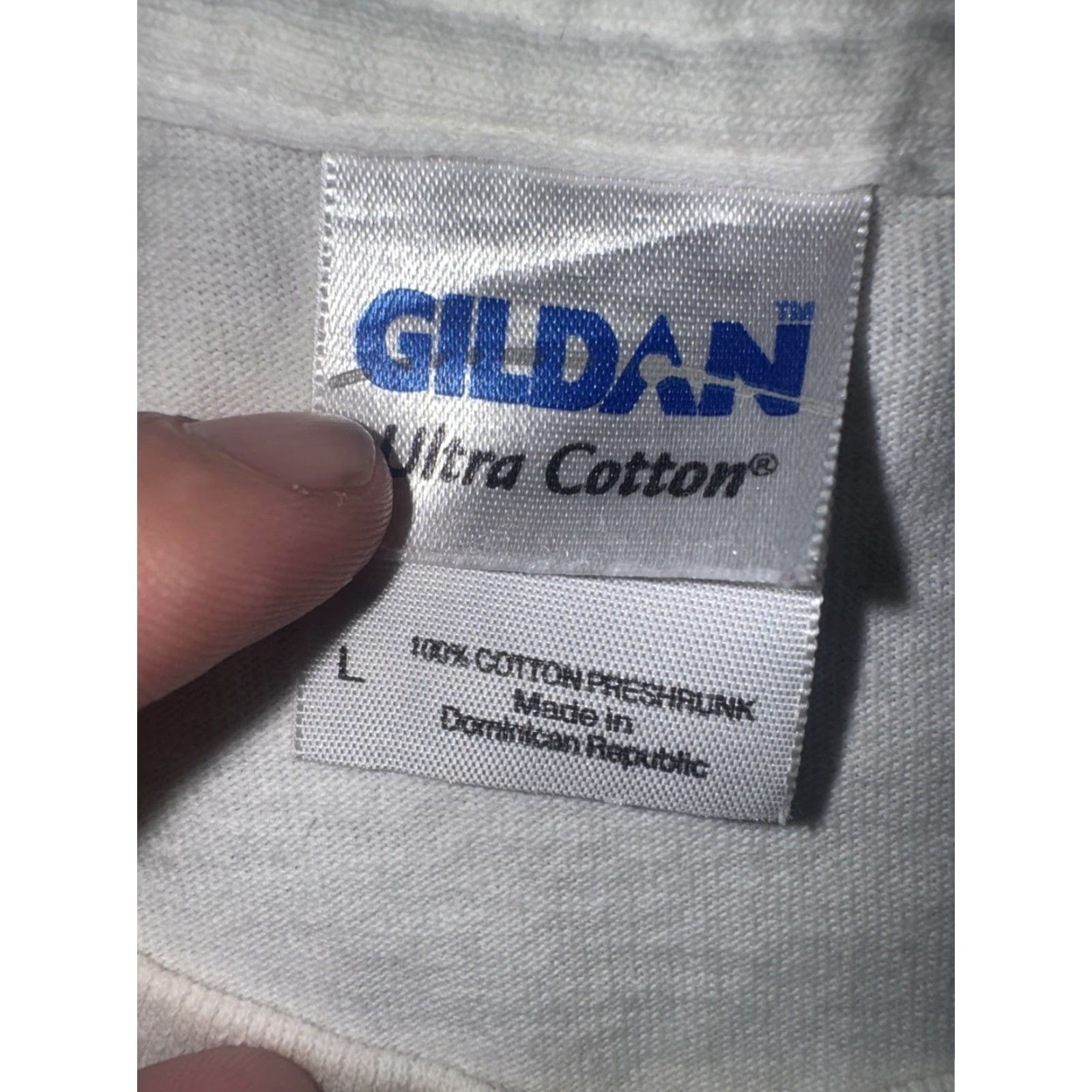 Gildan VINTAGE 2012 Riverside County Wrestling Championships T-Shirt White Large 21x28 Mens Cotton Graphic Print Short Sleeve Crew Neck 100% White Size US L / EU 52-54 / 3 - 3 Thumbnail