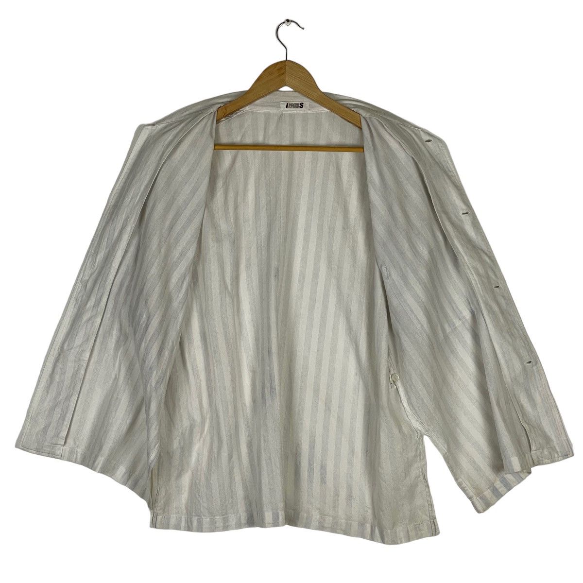 Issey Miyake VTG90 IS Issey Miyake Stripes Button Up Shirt Size US L / EU 52-54 / 3 - 15 Thumbnail