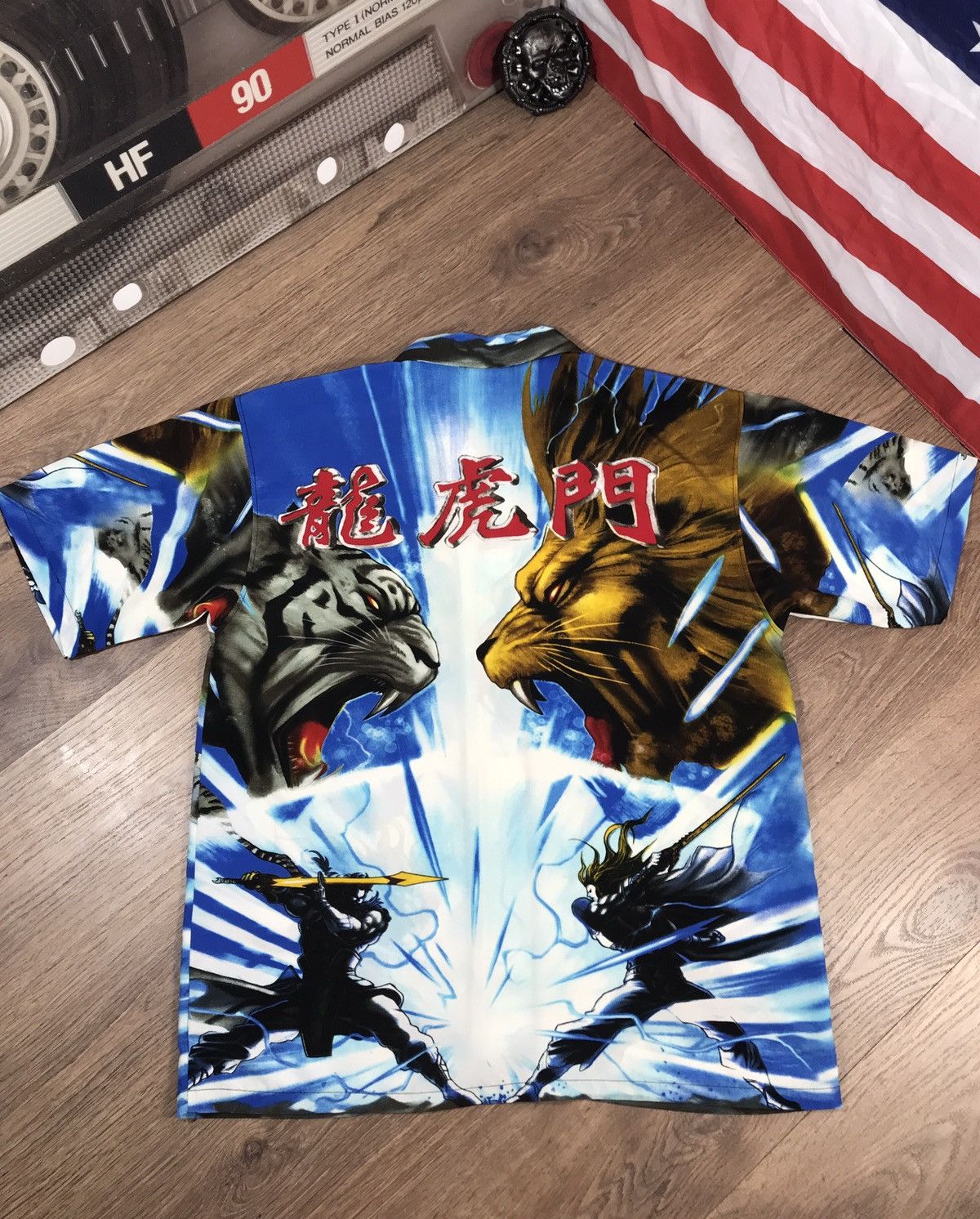 Japanese Brand × Vintage Vintage Y2K La Gate Sports Tiger Samuraij Size US L / EU 52-54 / 3 - 10 Thumbnail