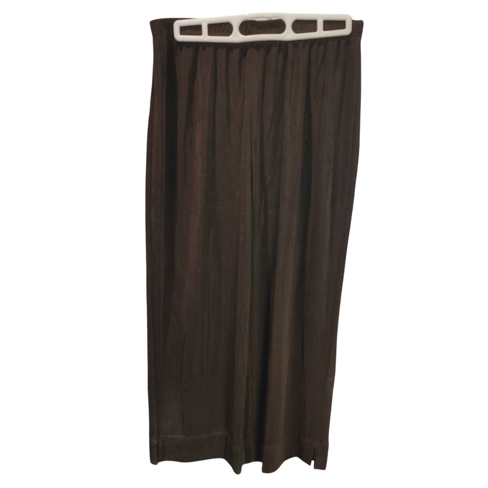 Chicos Chico's Travelers Women's 1 Dark Brown Wide Leg Pants Size 31" - 1 Thumbnail