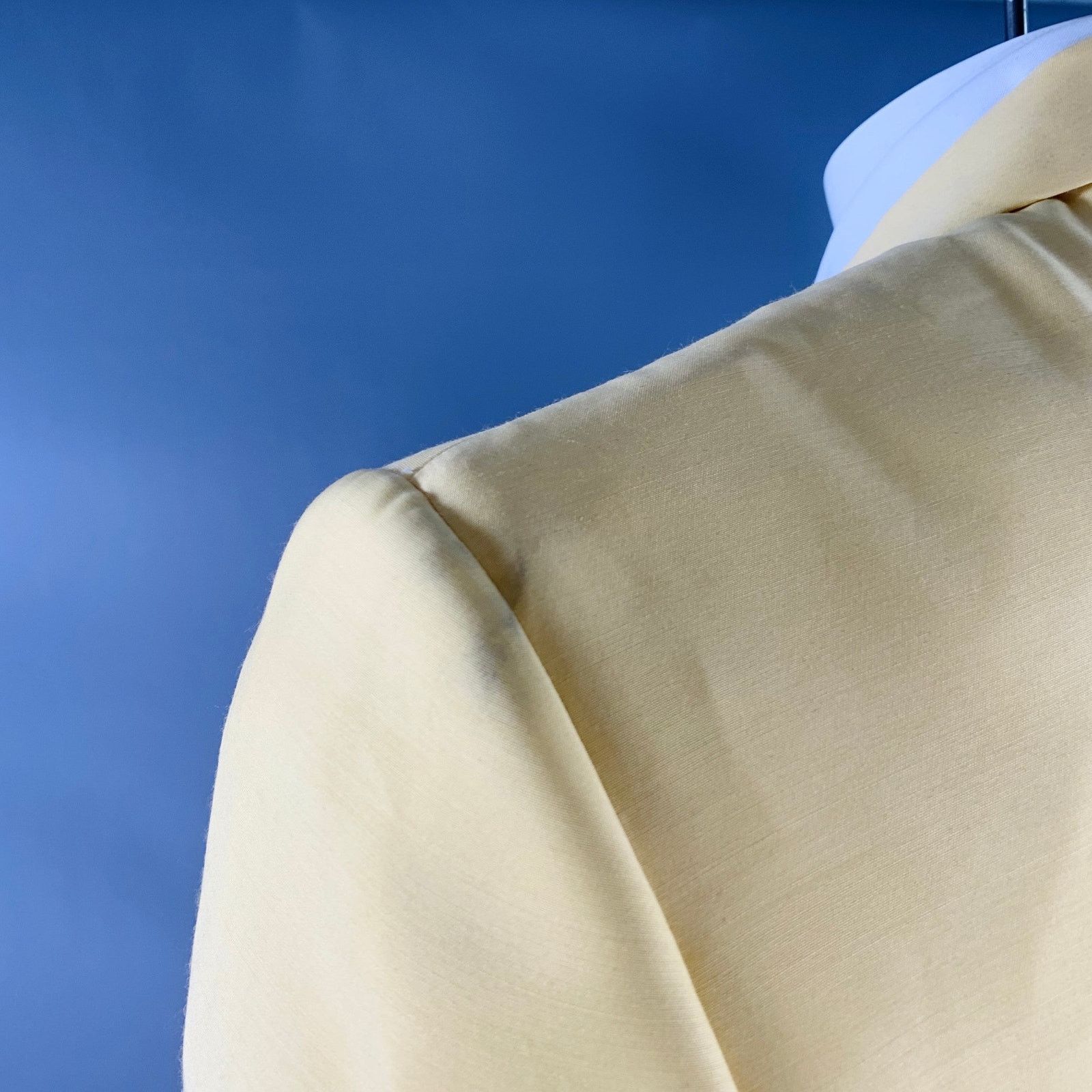 Lanvin LANVIN Size 42 Yellow Wool Silk Notch Lapel Sport Coat Size 42R - 5 Thumbnail