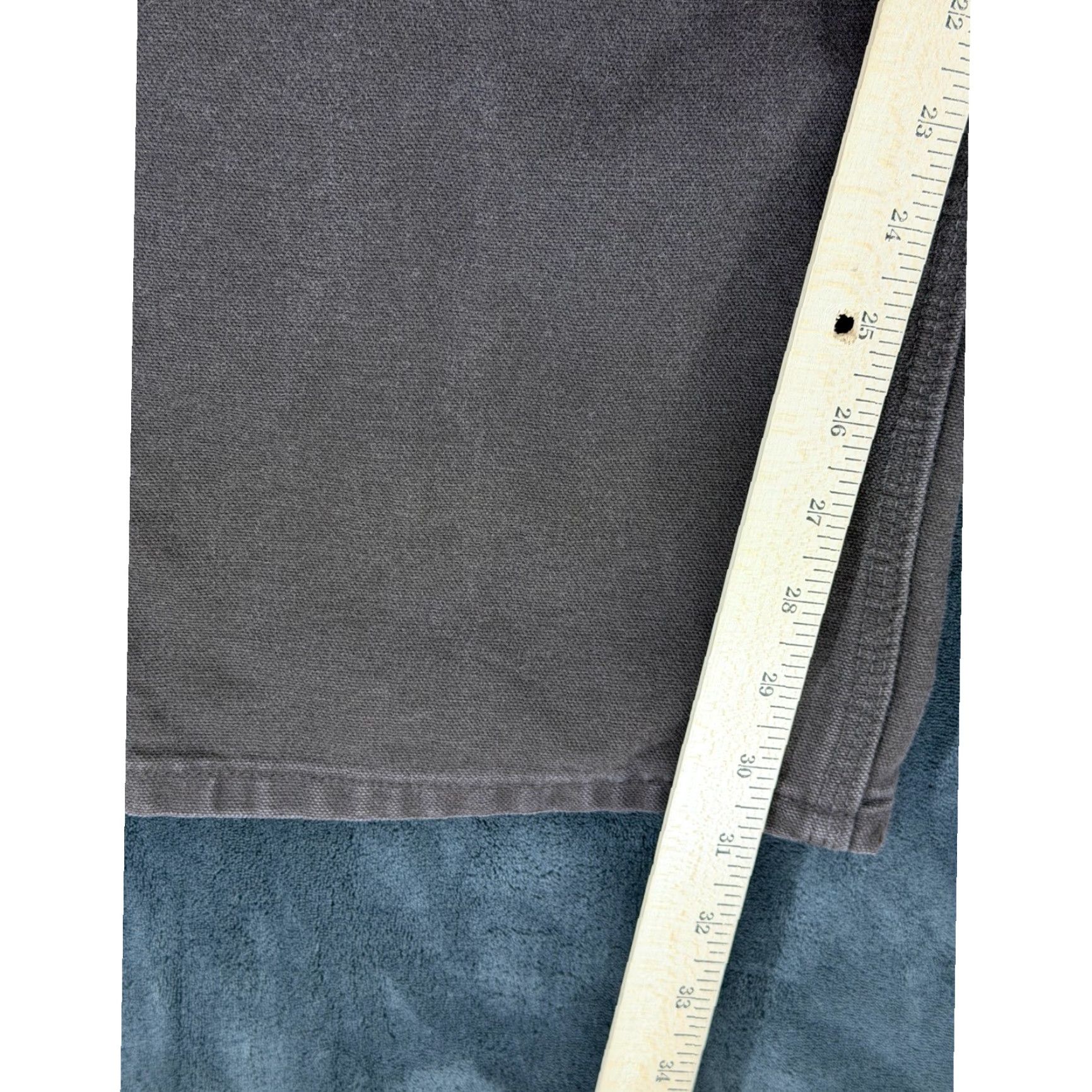 Carhartt VINTAGE? No — Carhartt B136 DKB Double Front Work Pants Dark Brown Dungaree Fit Mens 40x32 Size US 40 / EU 56 - 5 Thumbnail