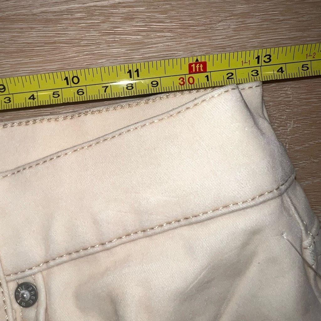 Free People Free People x We the Free, Pearl Velvet Skinny Pants, Raw An Size 27" / US 4 / IT 40 - 12 Thumbnail