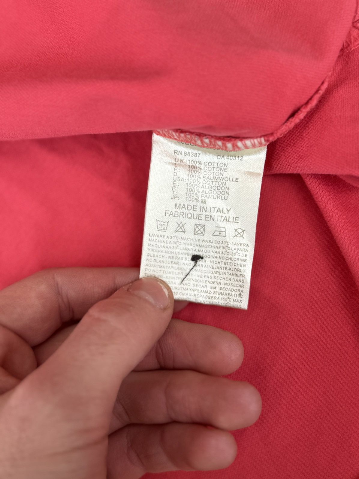 Diesel Vintage Diesel Pink Polo Shirt Size US XL / EU 56 / 4 - 7 Thumbnail