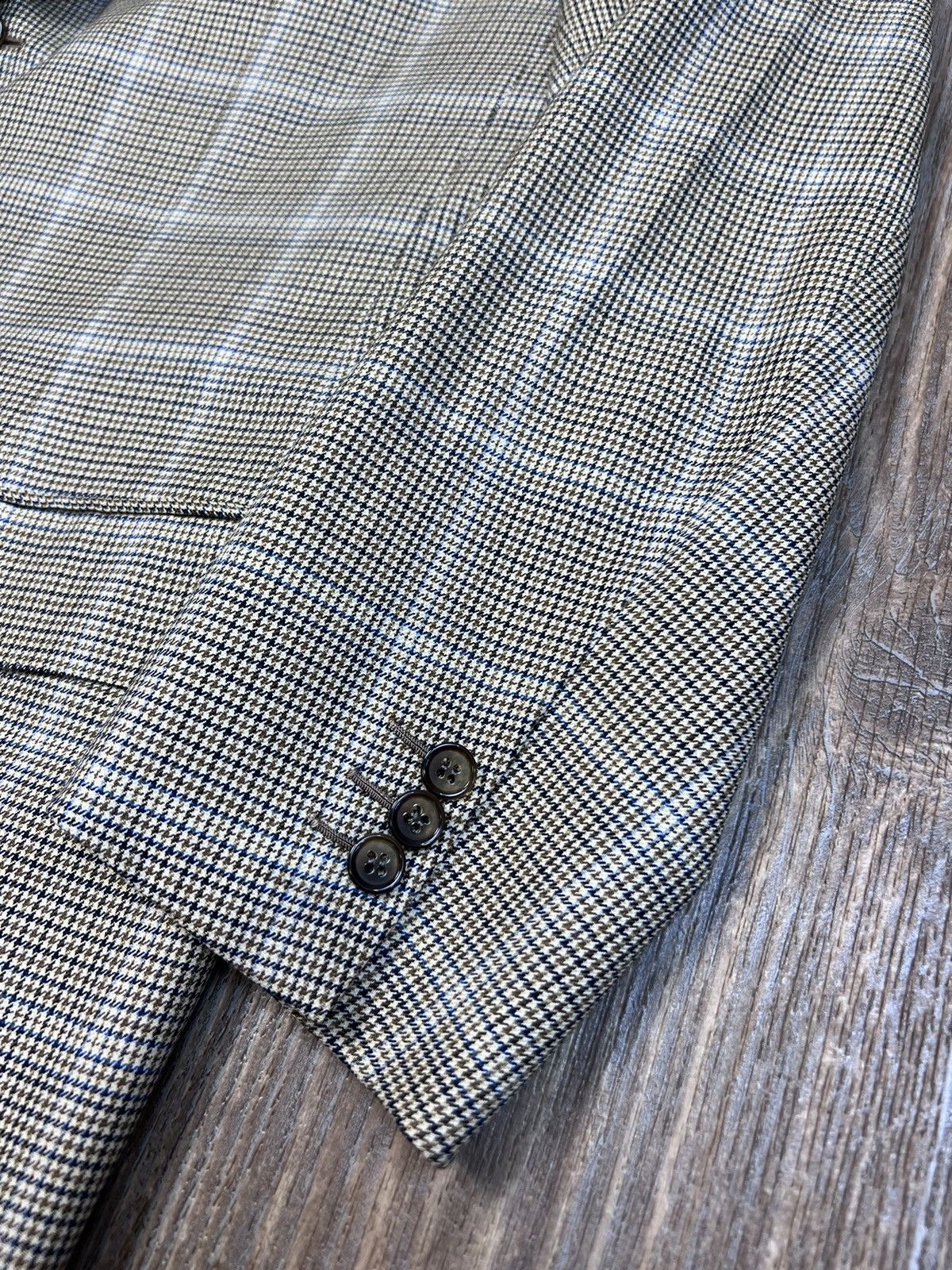 Brioni Brioni Parigi Wool Grey Checked Blazer Jacket size 50 Size 50S - 6 Thumbnail