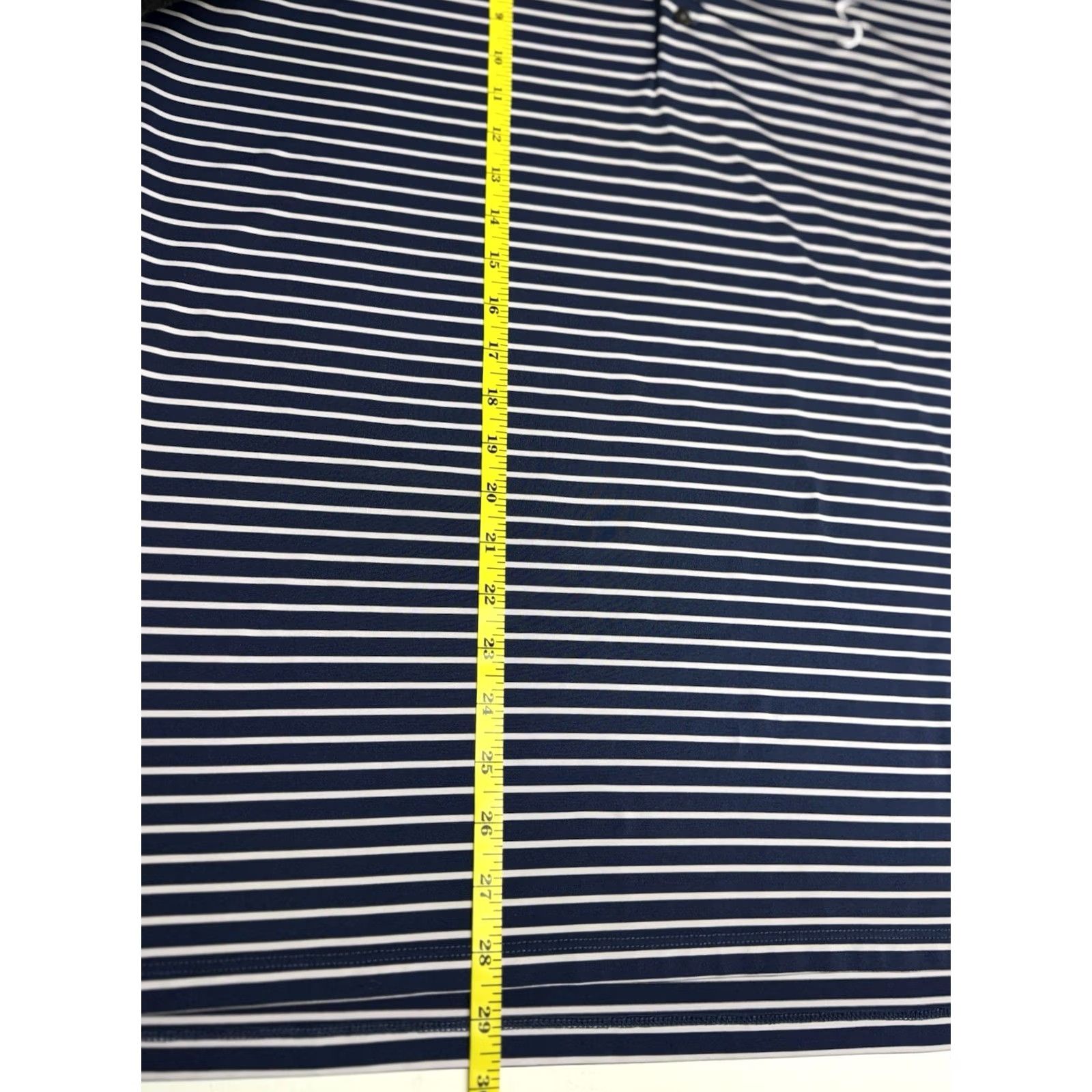 Vintage Greyson Polo White Navy Breton Striped Men’s Large Fox Logo S Logo Shirt Adult Large Blue Striped Golf Polo Size US L / EU 52-54 / 3 - 4 Thumbnail