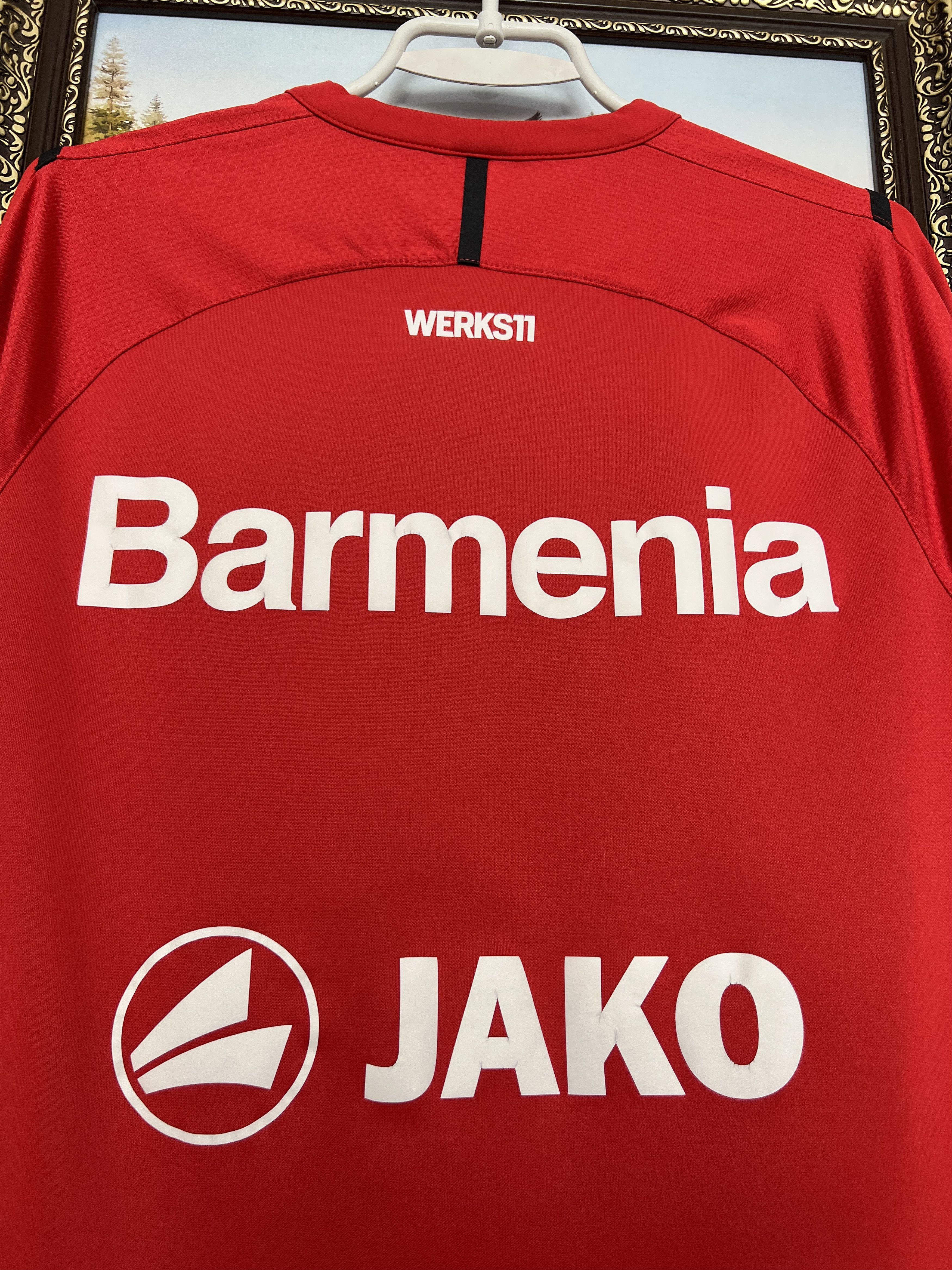 Vintage Jako Bayer Leverkusen Football Sweatshirt Soccer Track Top Size US L / EU 52-54 / 3 - 10 Thumbnail