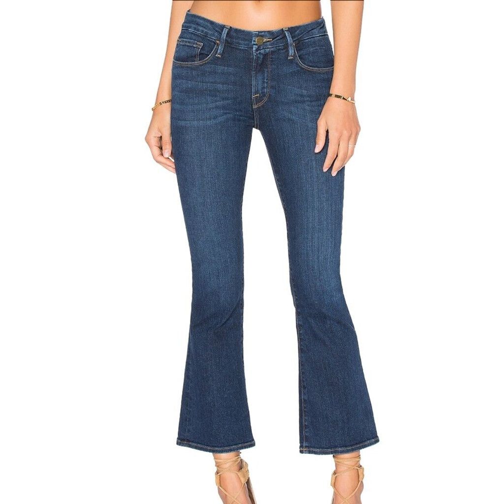 Frame FRAME Le Crop Mini Boot Cropped Boot cut Flared Remsen Size 25" / US 0 / IT 36 - 1 Thumbnail